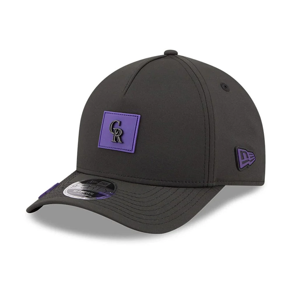 Colorado Rockies MLB Clubhouse Black 9FORTY M-Crown A-Frame Adjustable Cap - Image 3