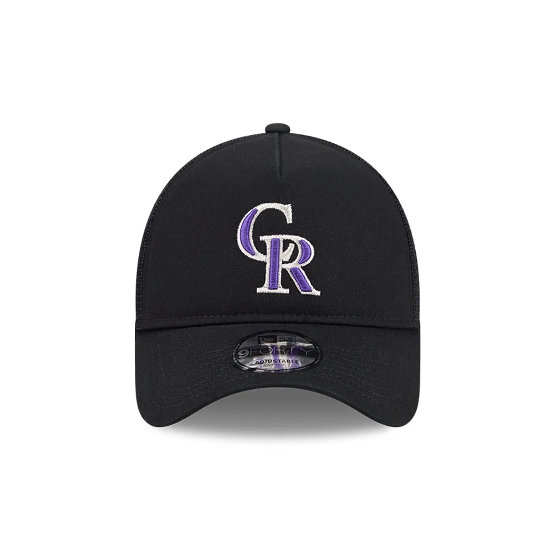 Colorado Rockies MLB Evergreen Black 9FORTY A-Frame Adjustable Cap - Image 2