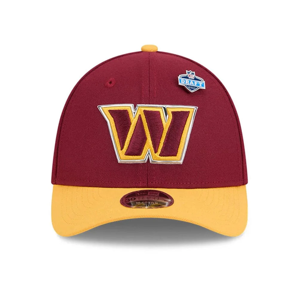 Commanders NFL Draft 2026 Dark Red 39THIRTY M-Crown Stretch Fit Cap - Image 2