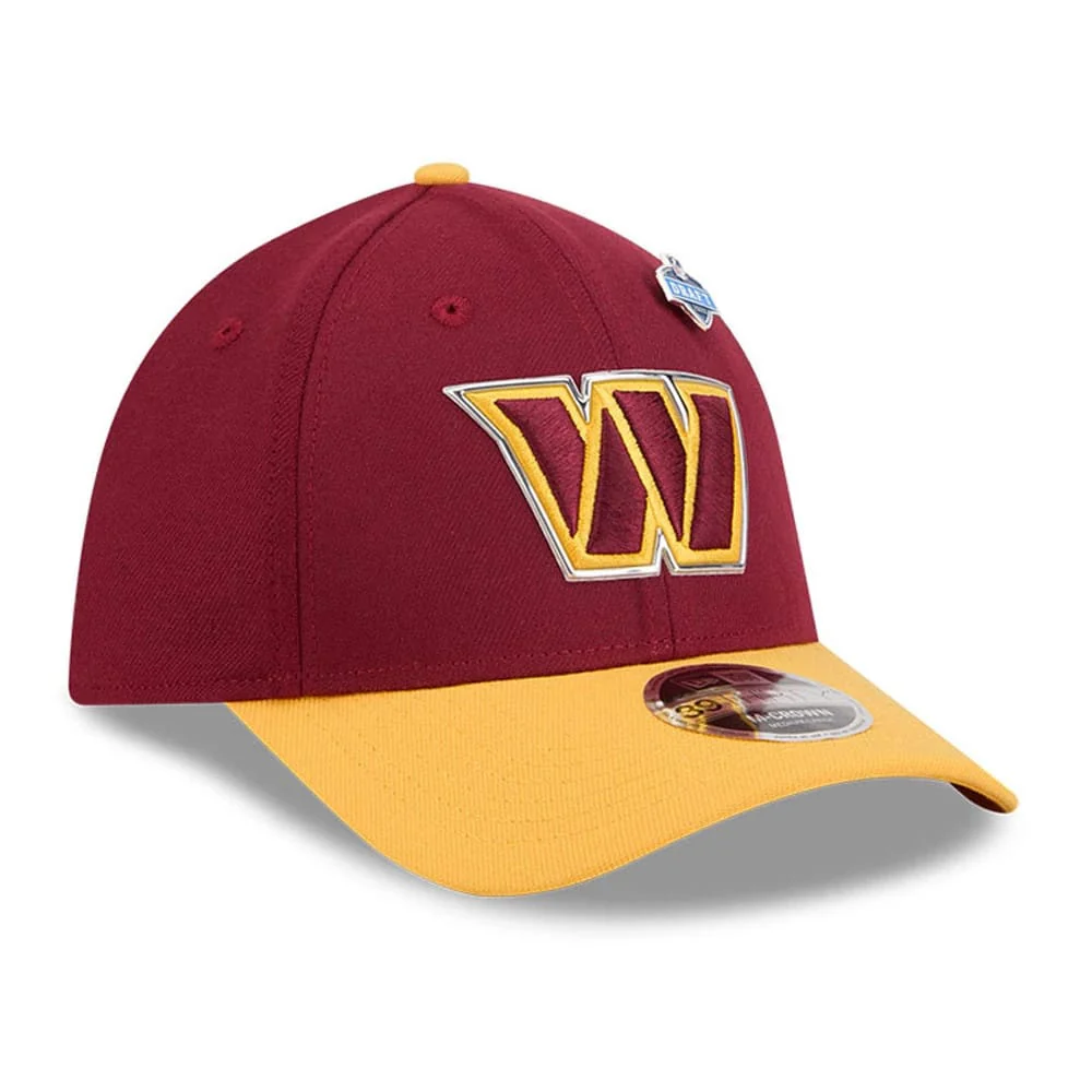 Commanders NFL Draft 2026 Dark Red 39THIRTY M-Crown Stretch Fit Cap - Image 3