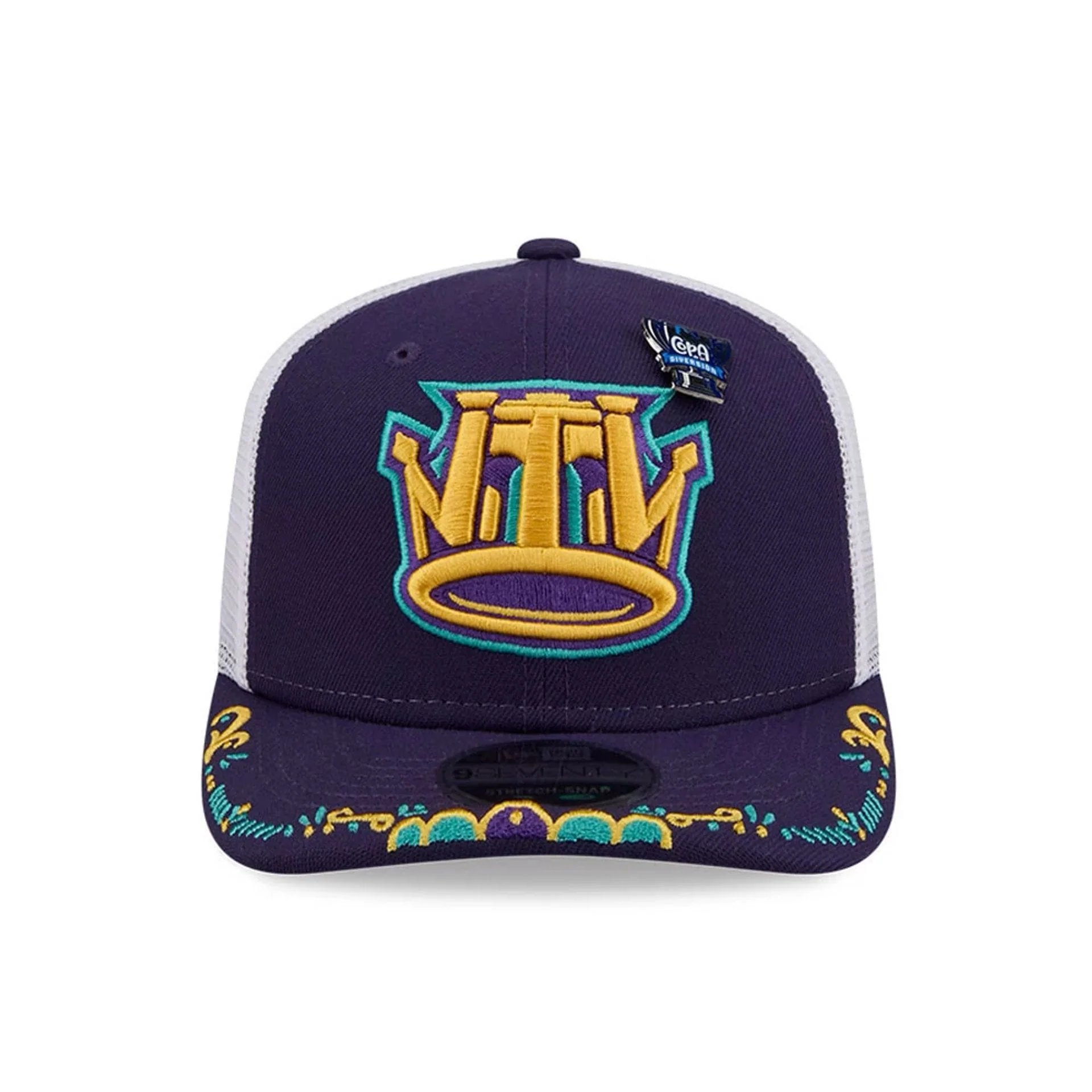 Cyclones MiLB La Copa 2026 Purple 9SEVENTY Stretch Snap Adjustable Cap - Image 3