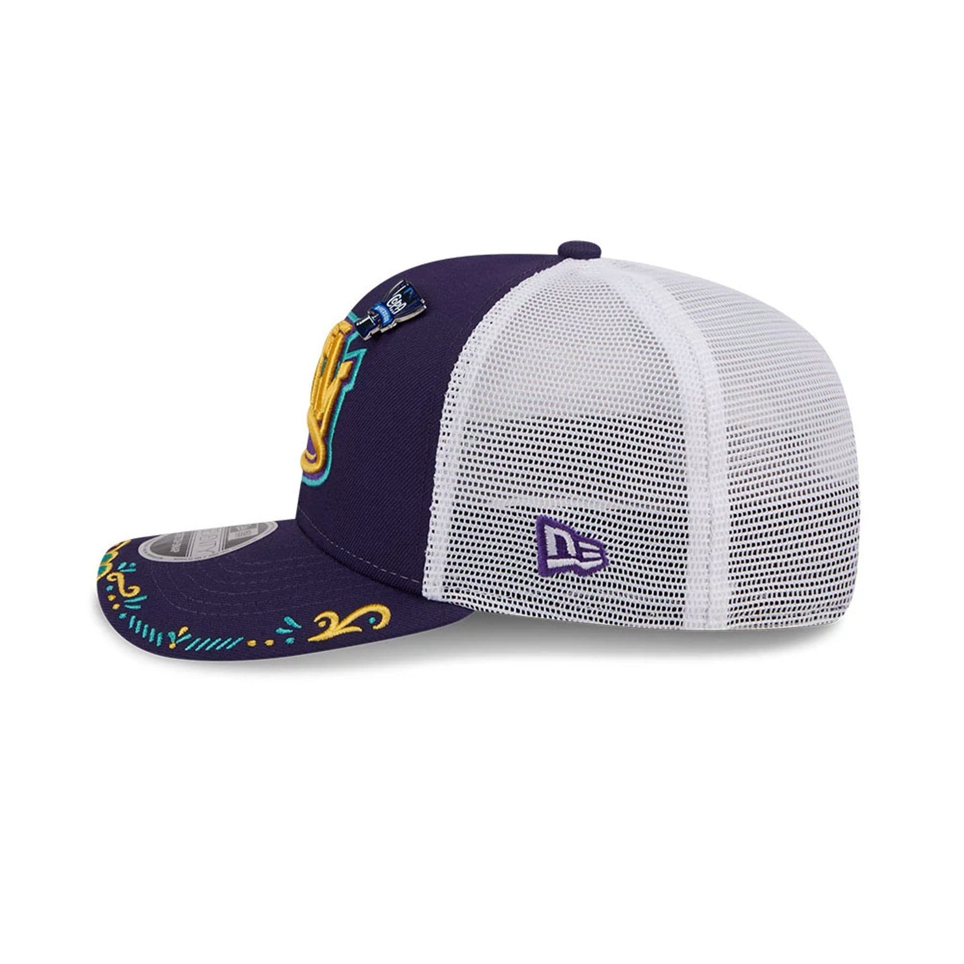 Cyclones MiLB La Copa 2026 Purple 9SEVENTY Stretch Snap Adjustable Cap - Image 5