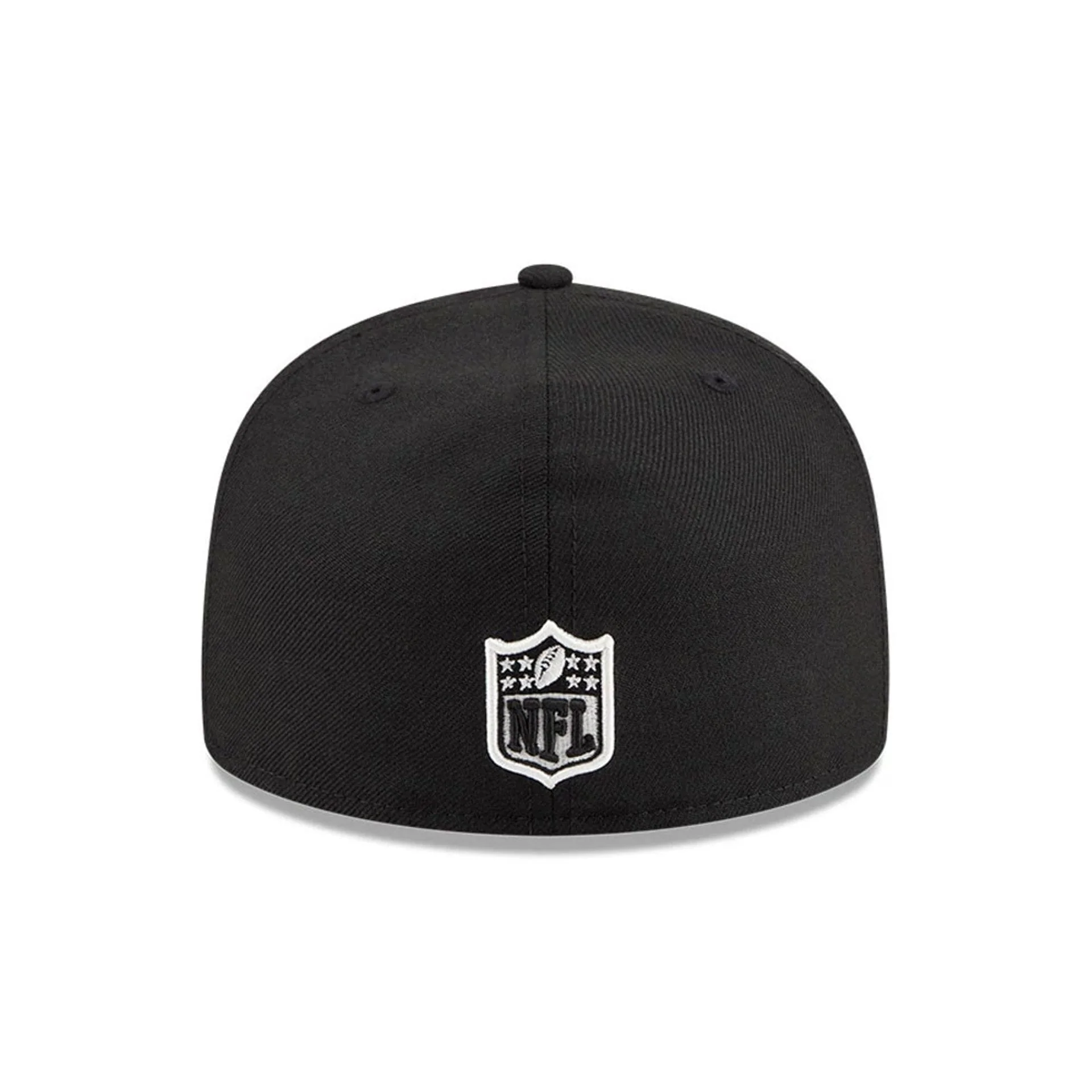 Dallas Cowboys NFL Chiseled Embroidery Black 59FIFTY A-Frame Fitted Cap - Image 3