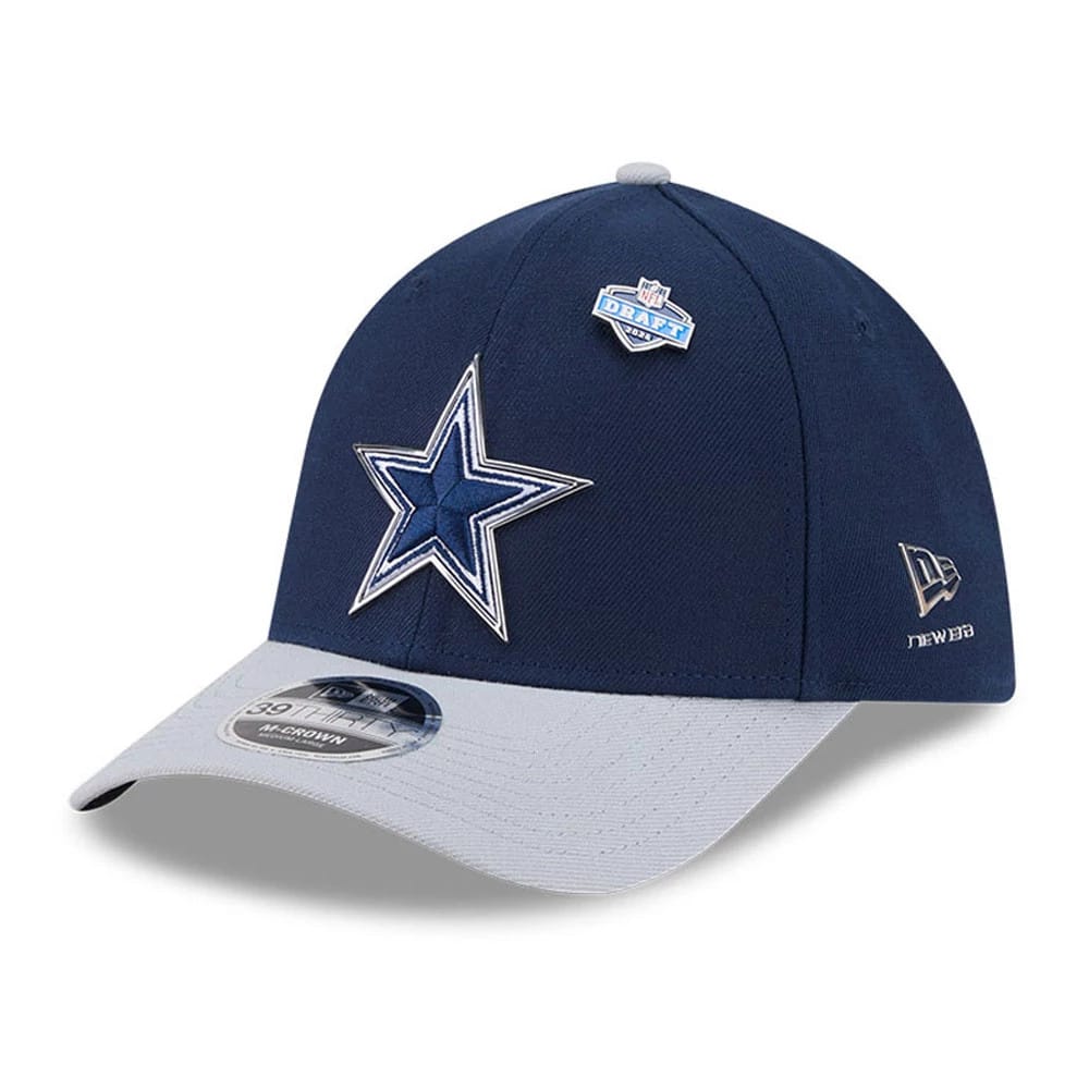 Dallas Cowboys NFL Draft 2026 Dark Blue 39THIRTY M-Crown Stretch Fit Cap