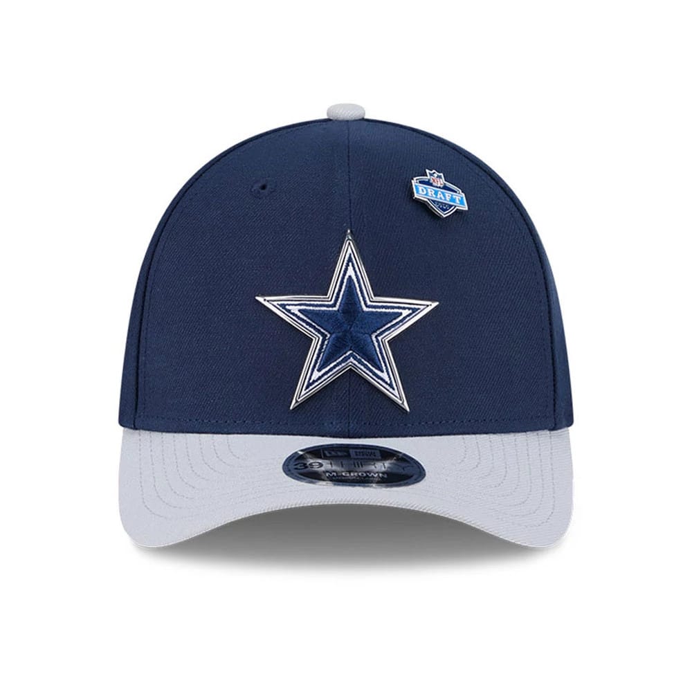 Dallas Cowboys NFL Draft 2026 Dark Blue 39THIRTY M-Crown Stretch Fit Cap - Image 3