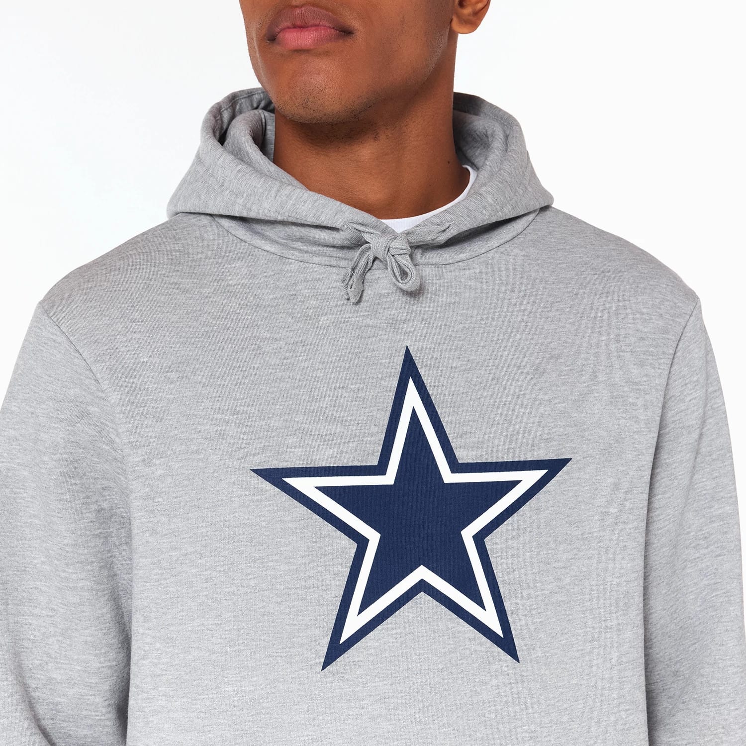 Dallas Cowboys NFL Grey Pullover Hoodie - Image 2