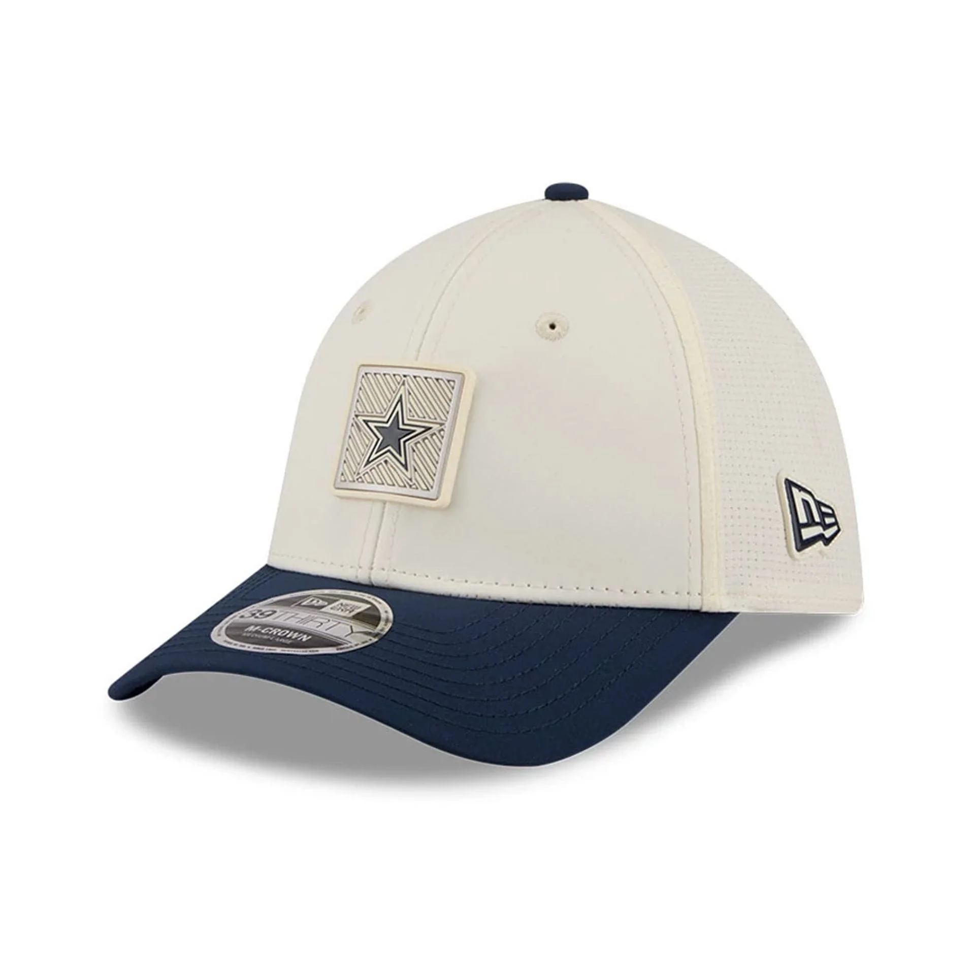 Dallas Cowboys NFL Training 2026 White 39THIRTY M-Crown Stretch Fit Cap - Image 3