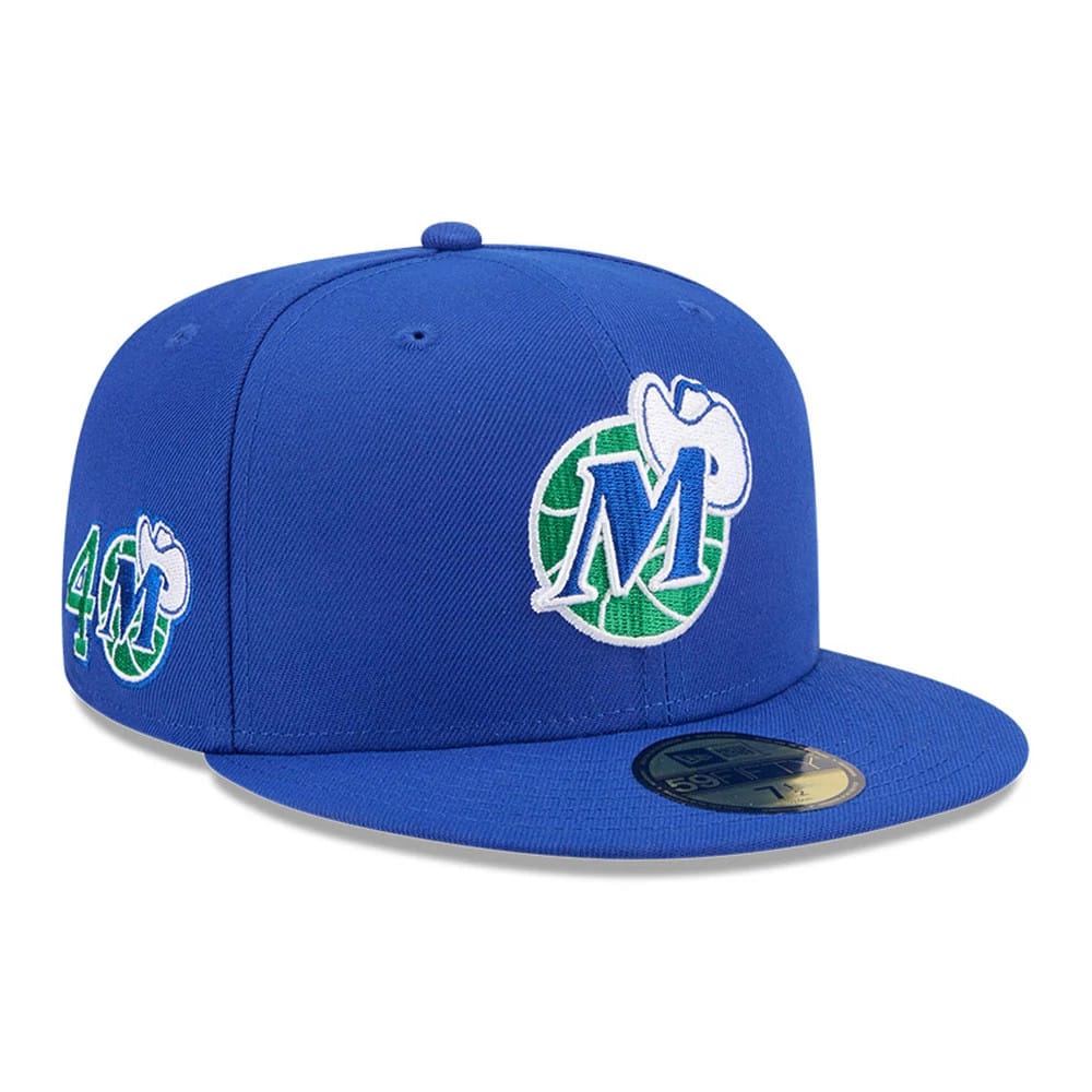 Dallas Mavericks NBA Hardwood Classic Blue 59FIFTY Fitted Cap