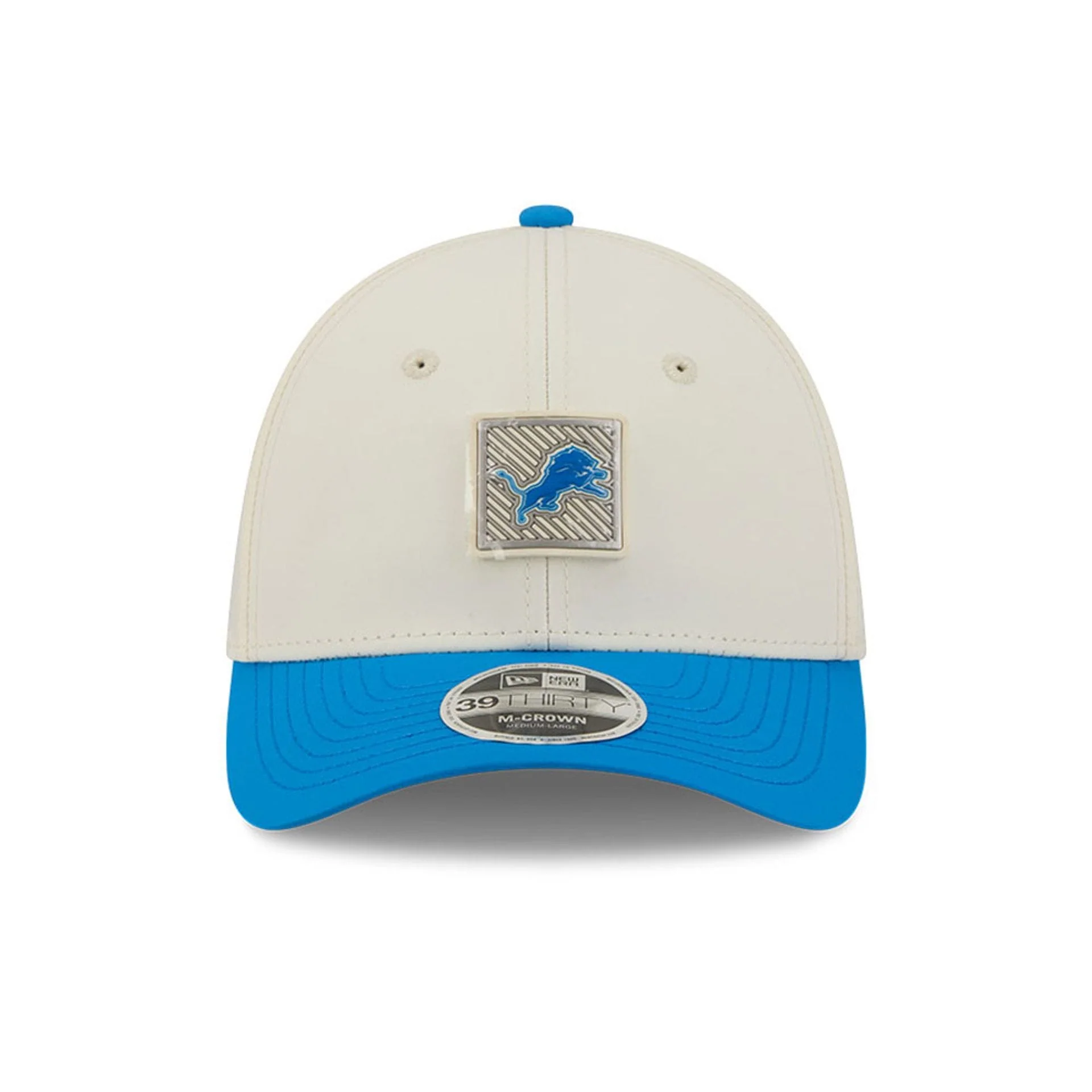Detroit Lions NFL Training 2026 White 39THIRTY M-Crown Stretch Fit Cap - Image 2