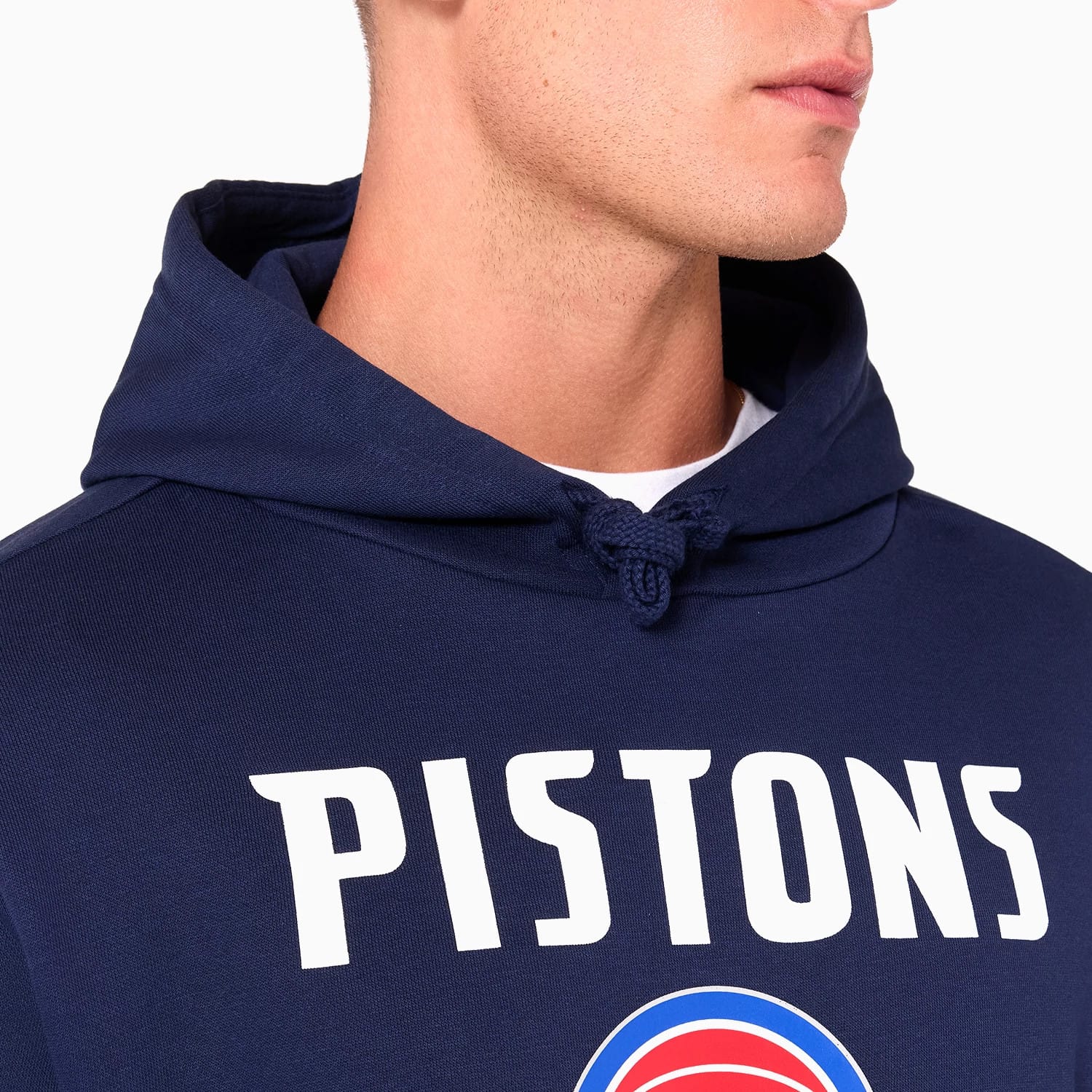 Detroit Pistons NBA Navy Pullover Hoodie - Image 5