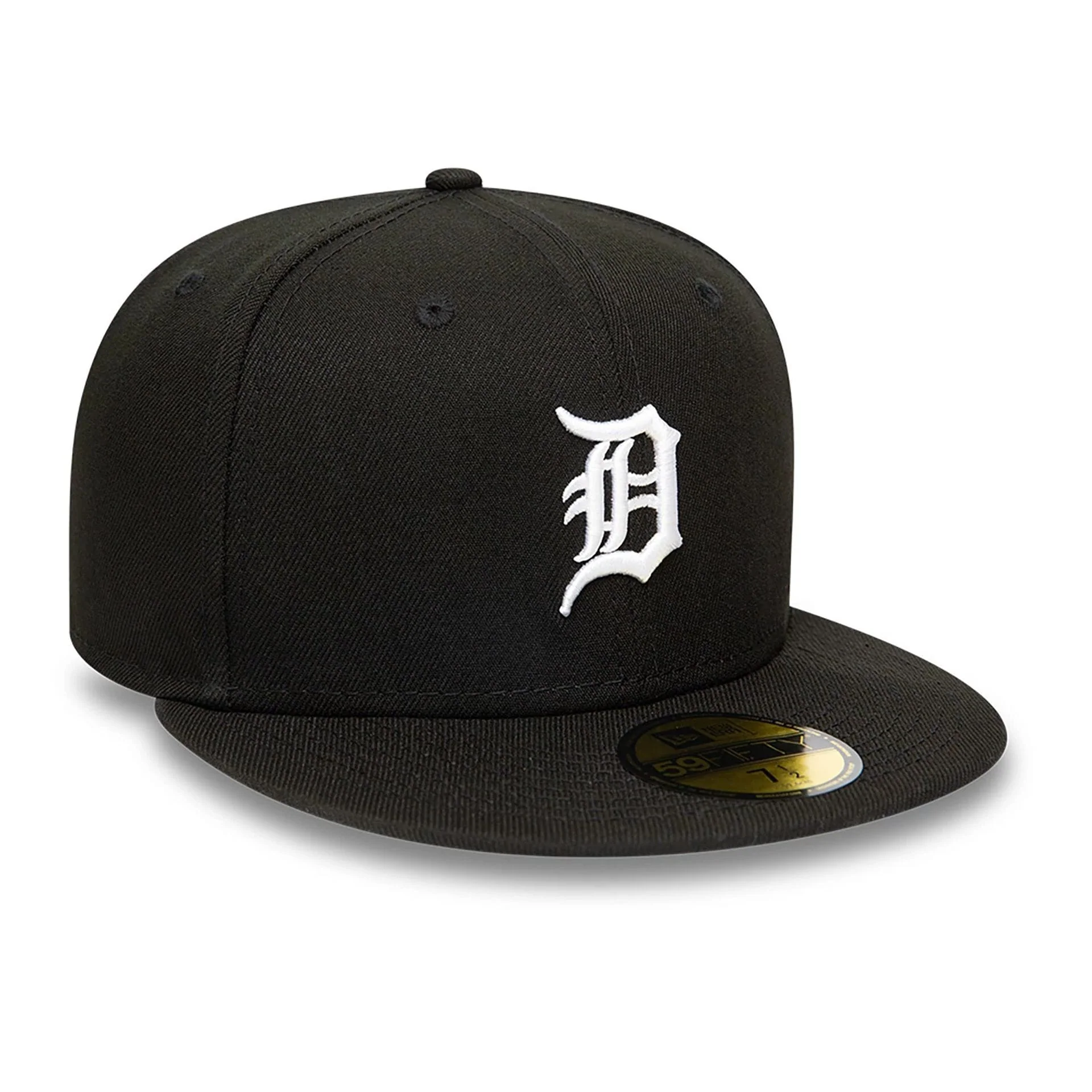Detroit Tigers MLB Black and White 59FIFTY Fitted Cap - Image 5