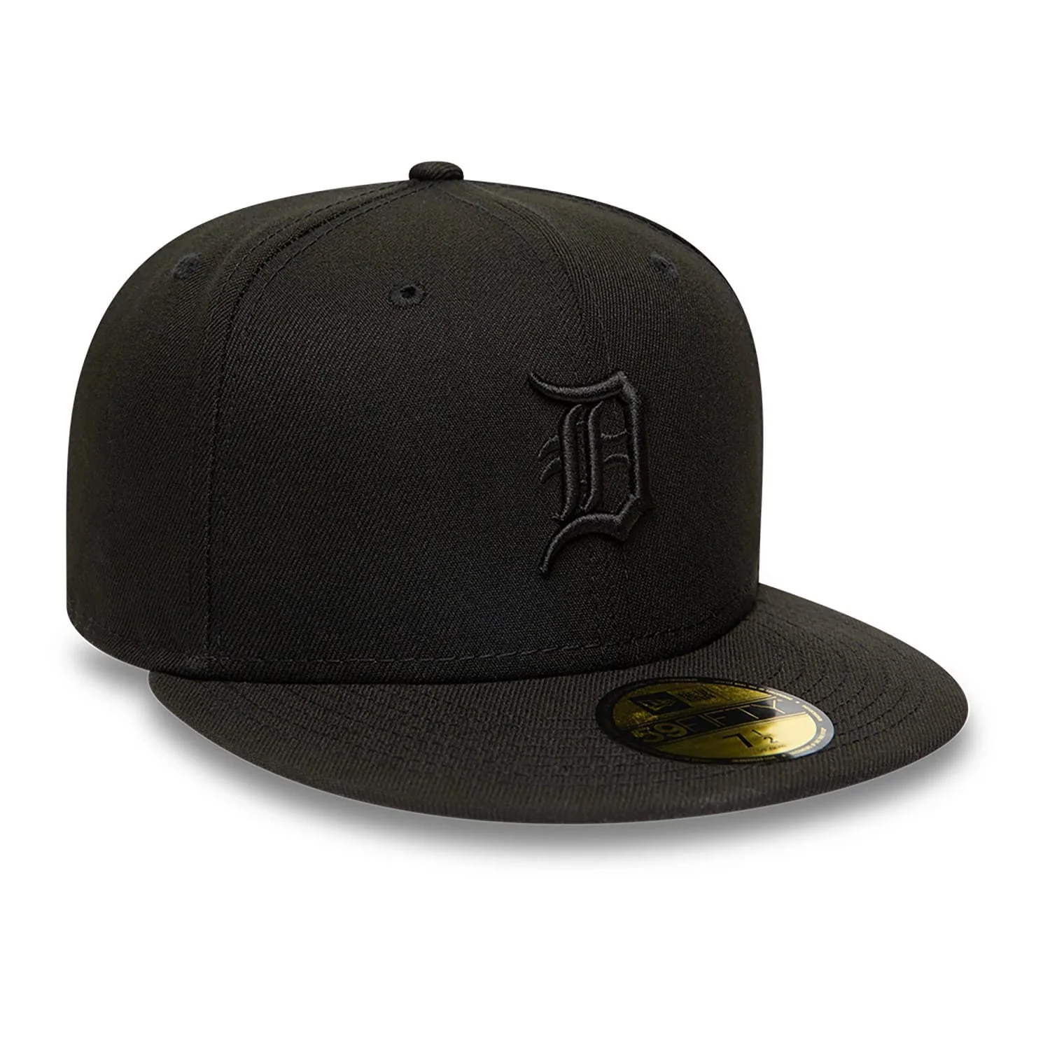 Detroit Tigers MLB Black on Black 59FIFTY Fitted Cap - Image 5