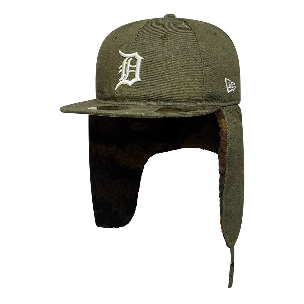 Detroit Tigers MLB Camo Open Green Retro Crown 59FIFTY Fitted Cap - Image 2