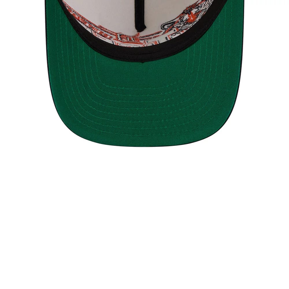 Detroit Tigers MLB Classic White 9FIFTY A-Frame Snapback Adjustable Cap - Image 2