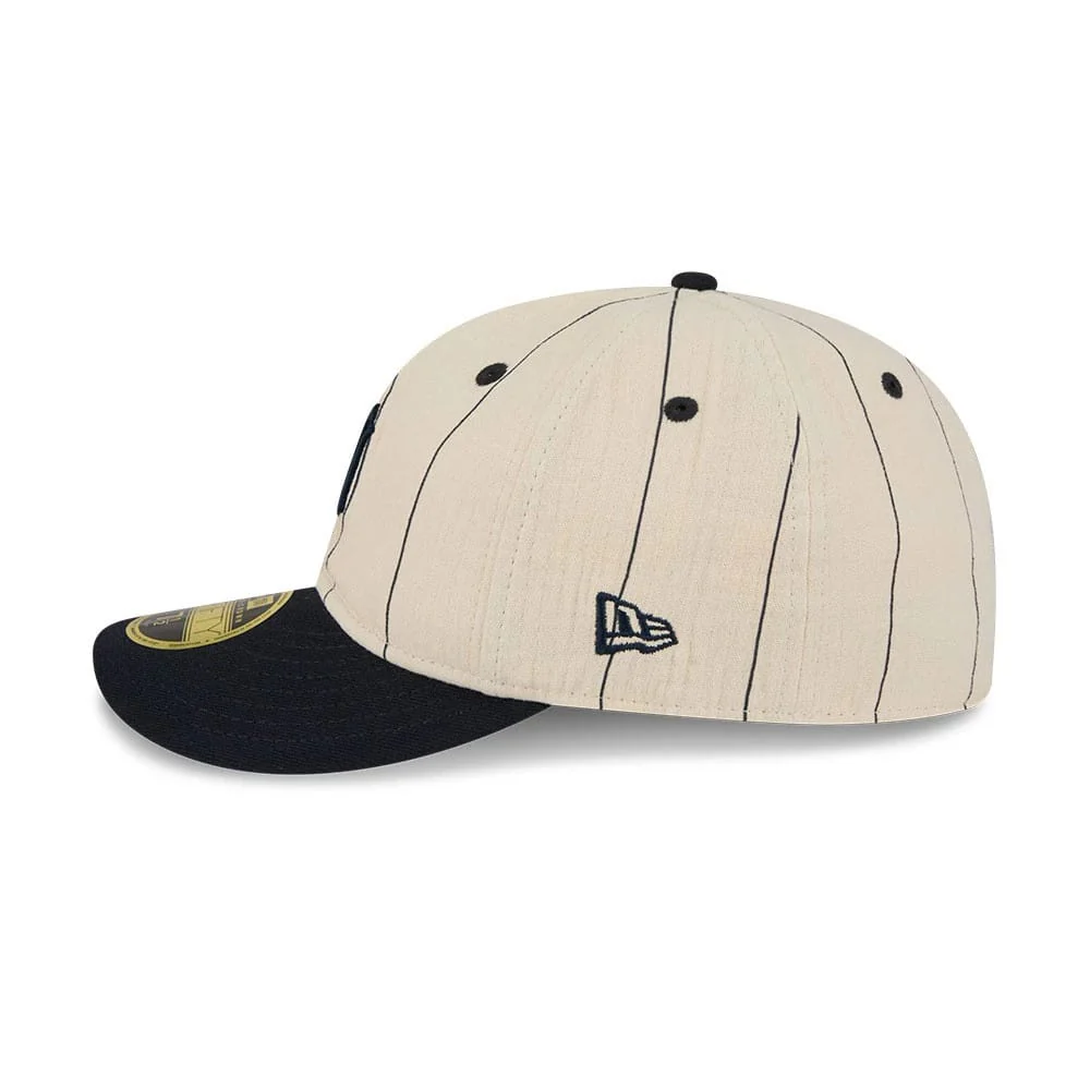 Detroit Tigers MLB Linen Cream Retro Crown 59FIFTY Fitted Cap - Image 6