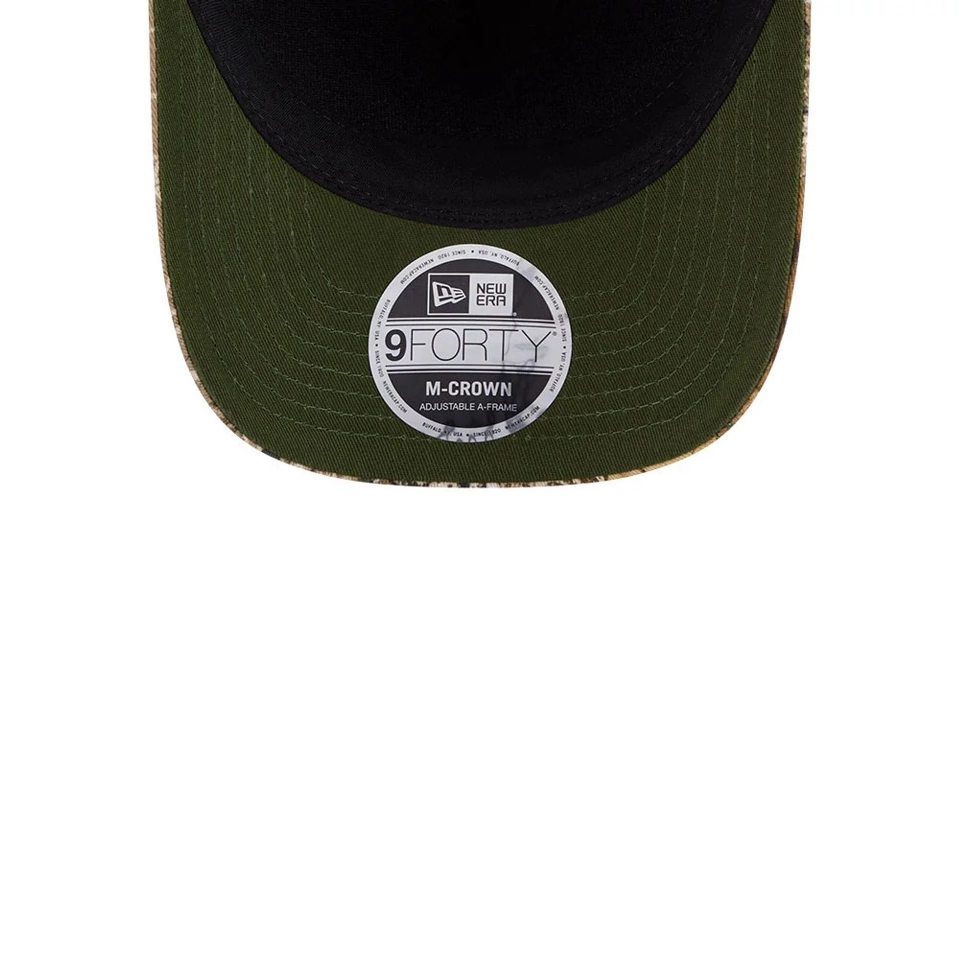 Dodgers MLB Cotton Twill Dark Beige 9FORTY M-Crown A-Frame Adjustable Cap - Image 2