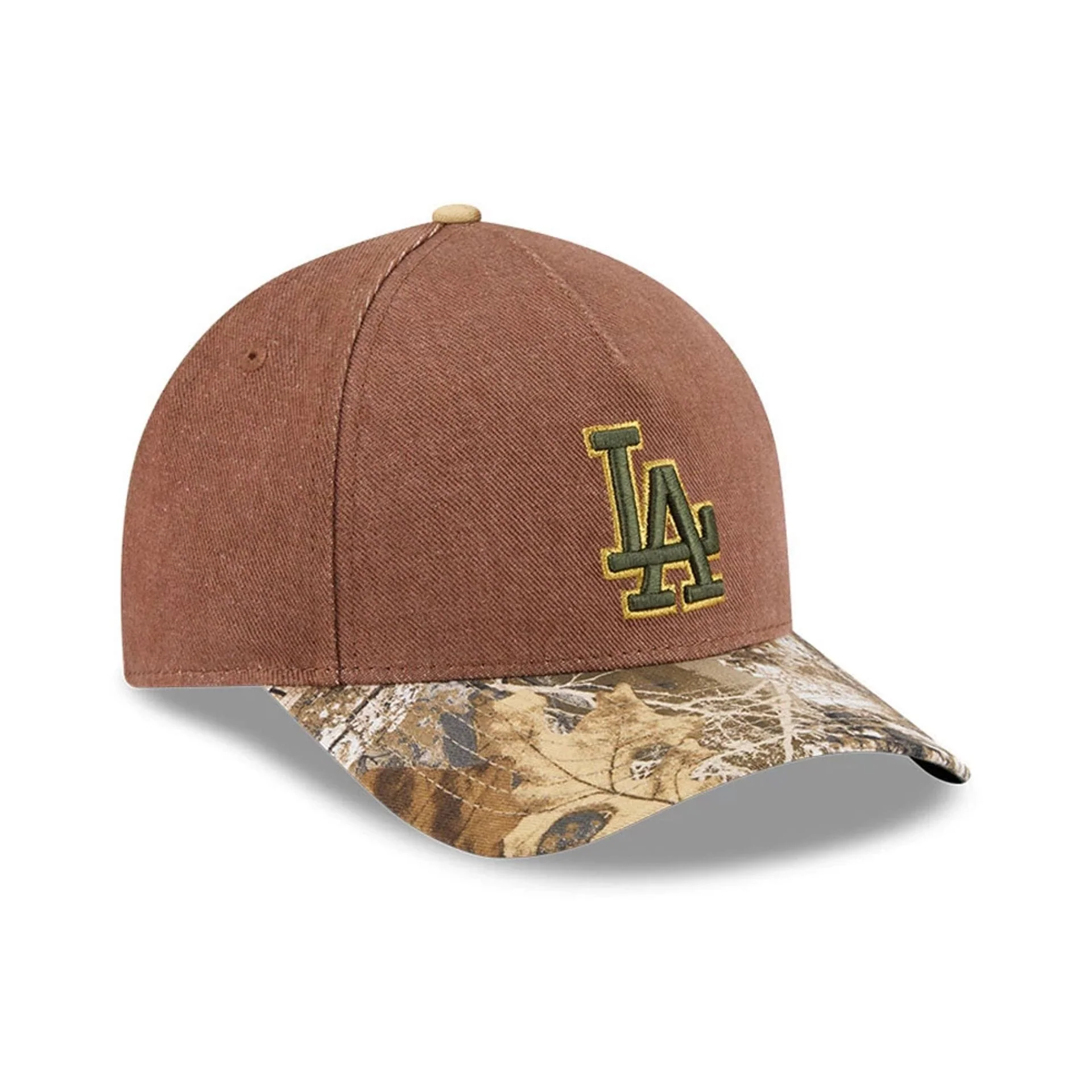 Dodgers MLB Cotton Twill Dark Beige 9FORTY M-Crown A-Frame Adjustable Cap - Image 4