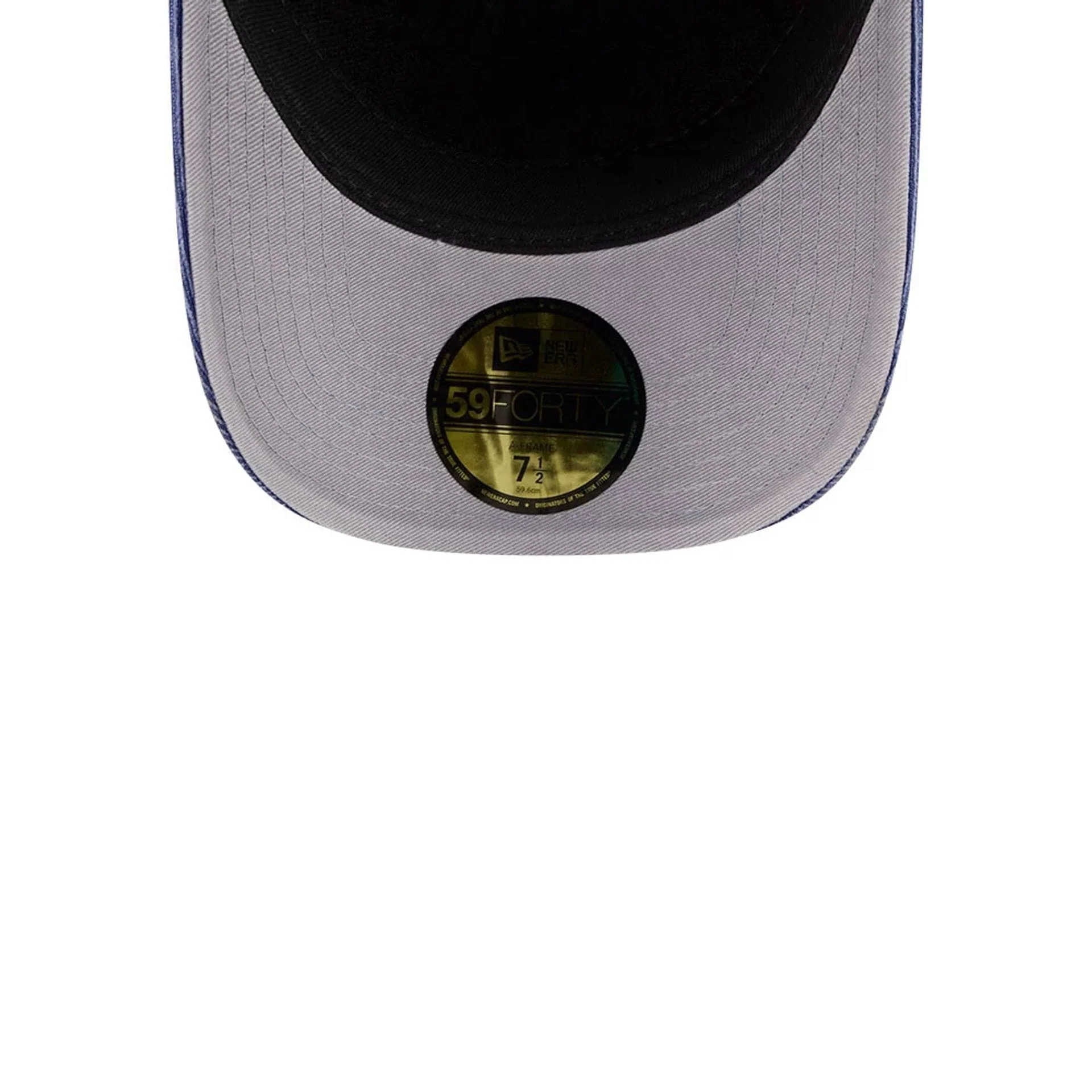 Dodgers MLB Snow Wash Cord Dark Blue 59FORTY A-Frame Fitted Cap - Image 2