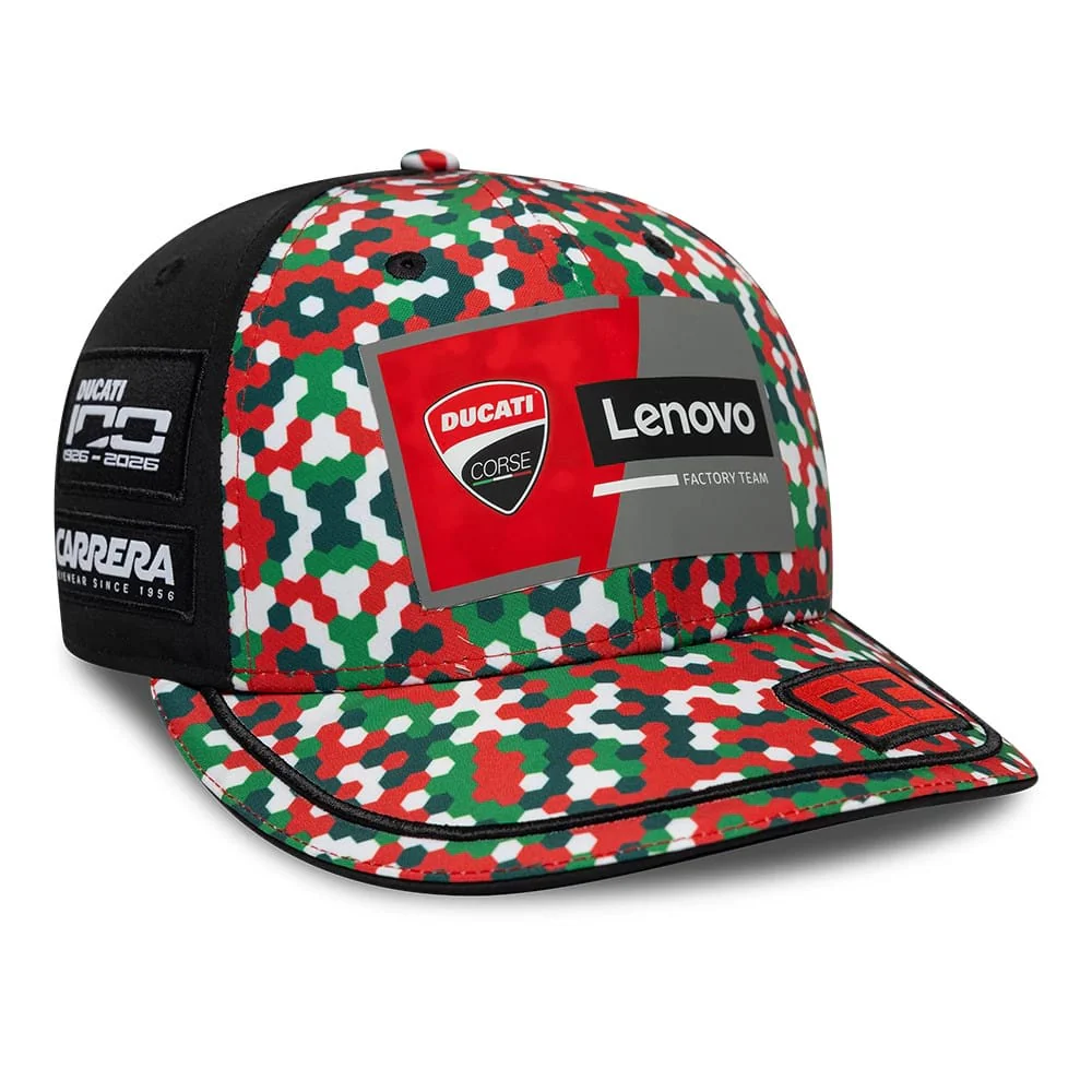 Ducati Motor Replica Marc Márquez Mugello Race Special Multicolor 9FIFTY Low Profile Adjustable Cap - Image 3