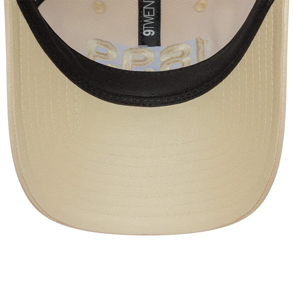 FC Barcelona Womens Rhinestone Light Beige 9TWENTY Adjustable Cap - Image 5