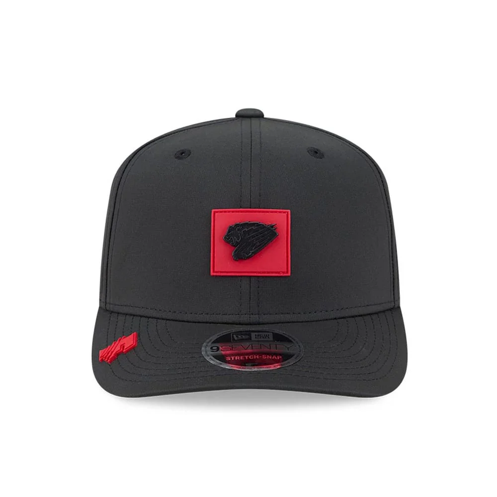 Fresno Grizzlies MiLB Clubhouse Black 9SEVENTY Stretch Snap Adjustable Cap - Image 2