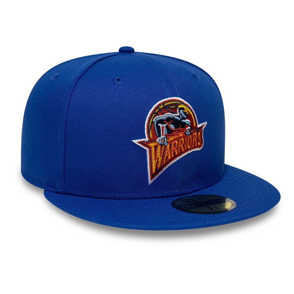 Golden State Warriors NBA Hardwood Classic Blue 59FIFTY Fitted Cap - Image 4
