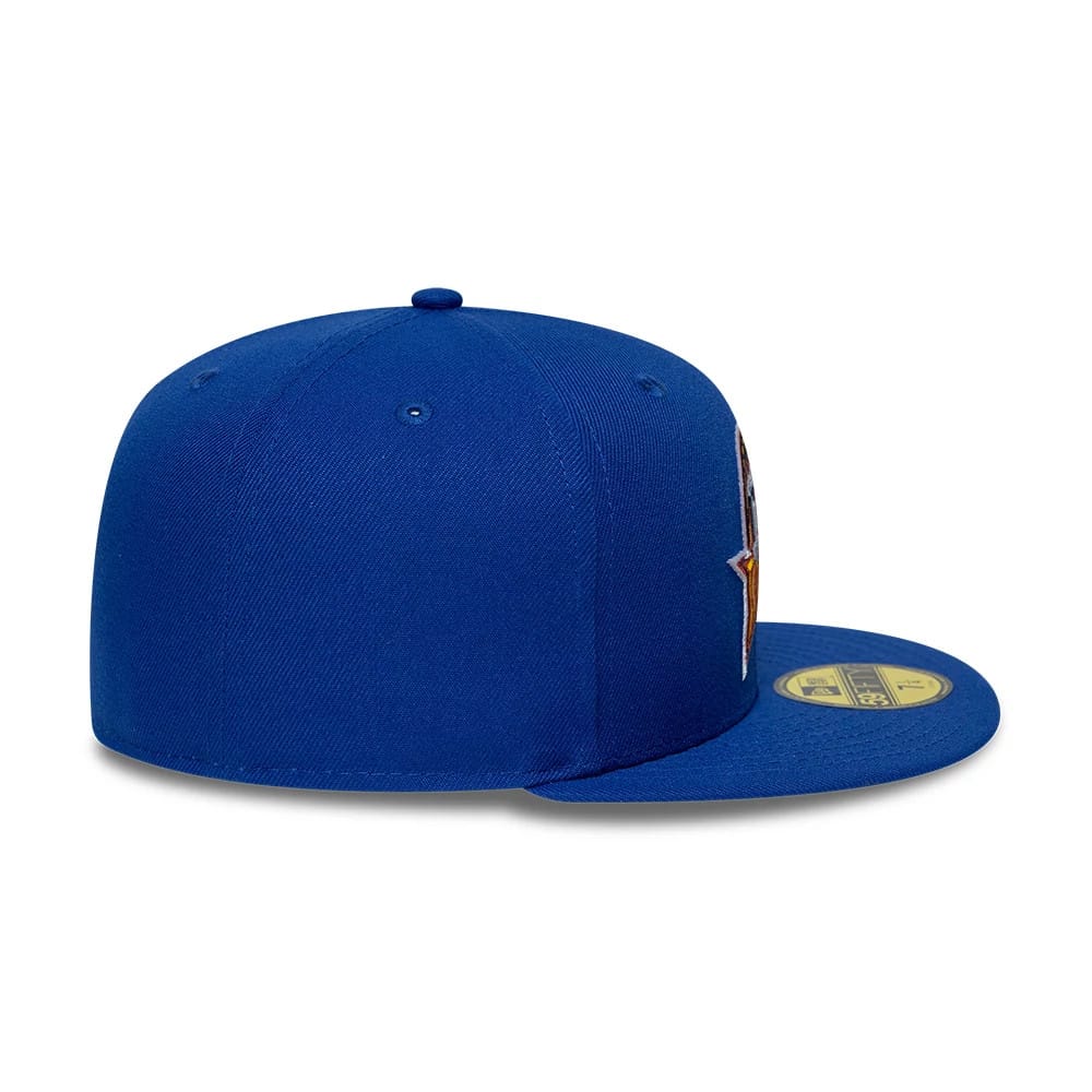 Golden State Warriors NBA Hardwood Classic Blue 59FIFTY Fitted Cap - Image 7