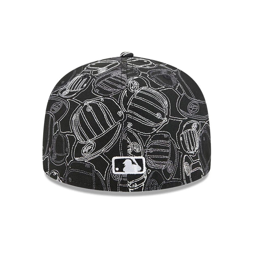 Houston Astros MLB Cap Scramble Black 59FIFTY Fitted Cap - Image 5