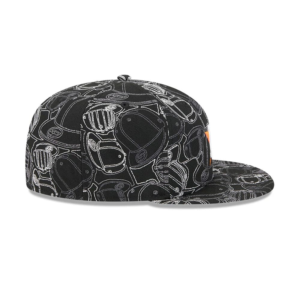 Houston Astros MLB Cap Scramble Black 59FIFTY Fitted Cap - Image 7