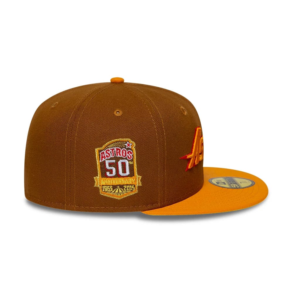 Houston Astros MLB Cooperstown Brown 59FIFTY Fitted Cap - Image 6