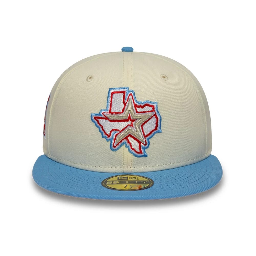 Houston Astros MLB Cooperstown Cream 59FIFTY Fitted Cap - Image 3