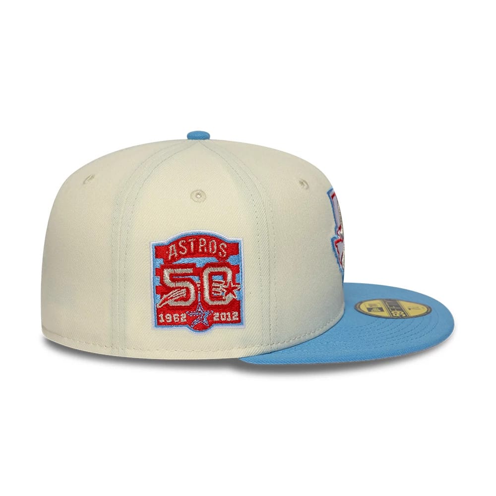 Houston Astros MLB Cooperstown Cream 59FIFTY Fitted Cap - Image 6