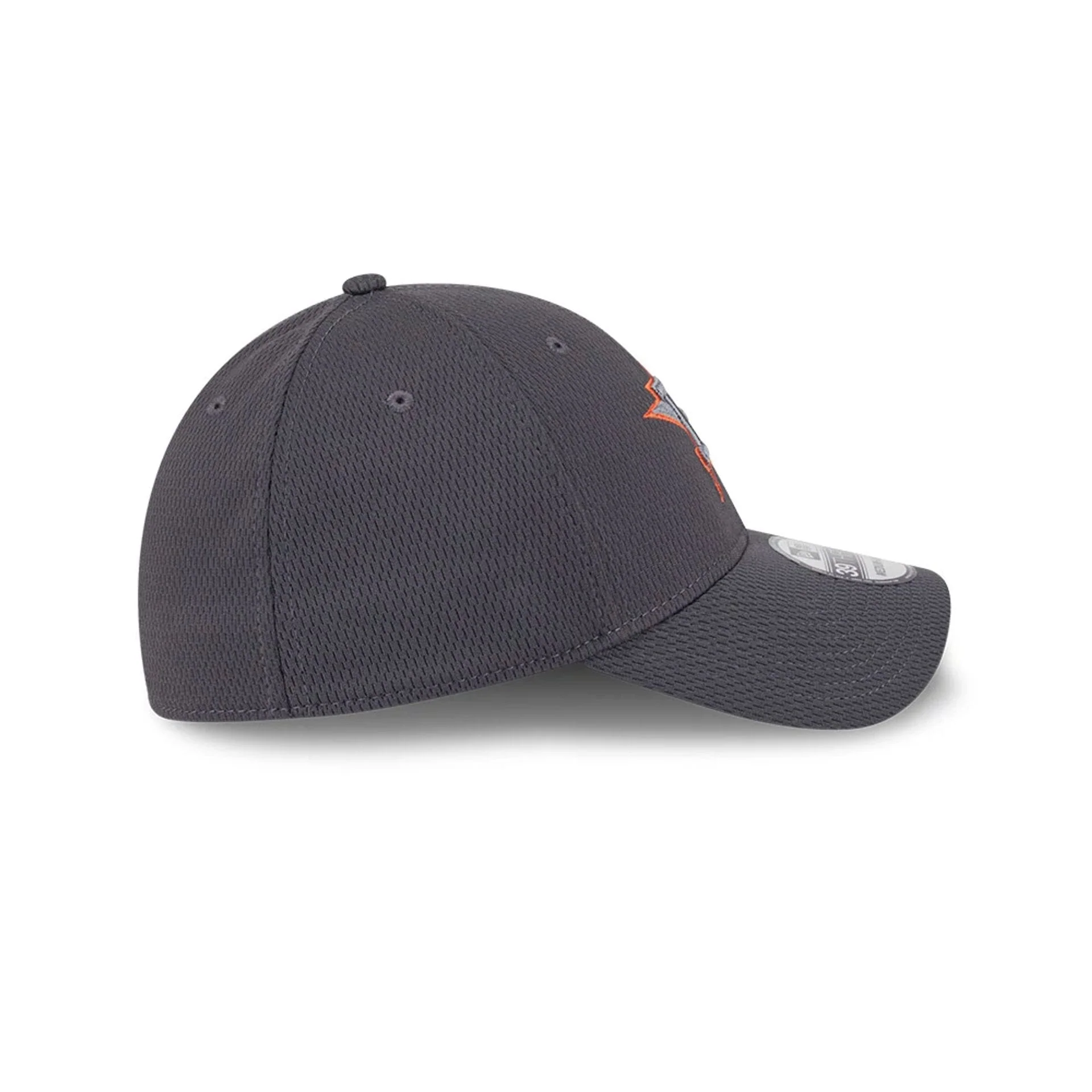 Houston Astros MLB Evergreen Dark Grey 39THIRTY Stretch Fit Cap - Image 6