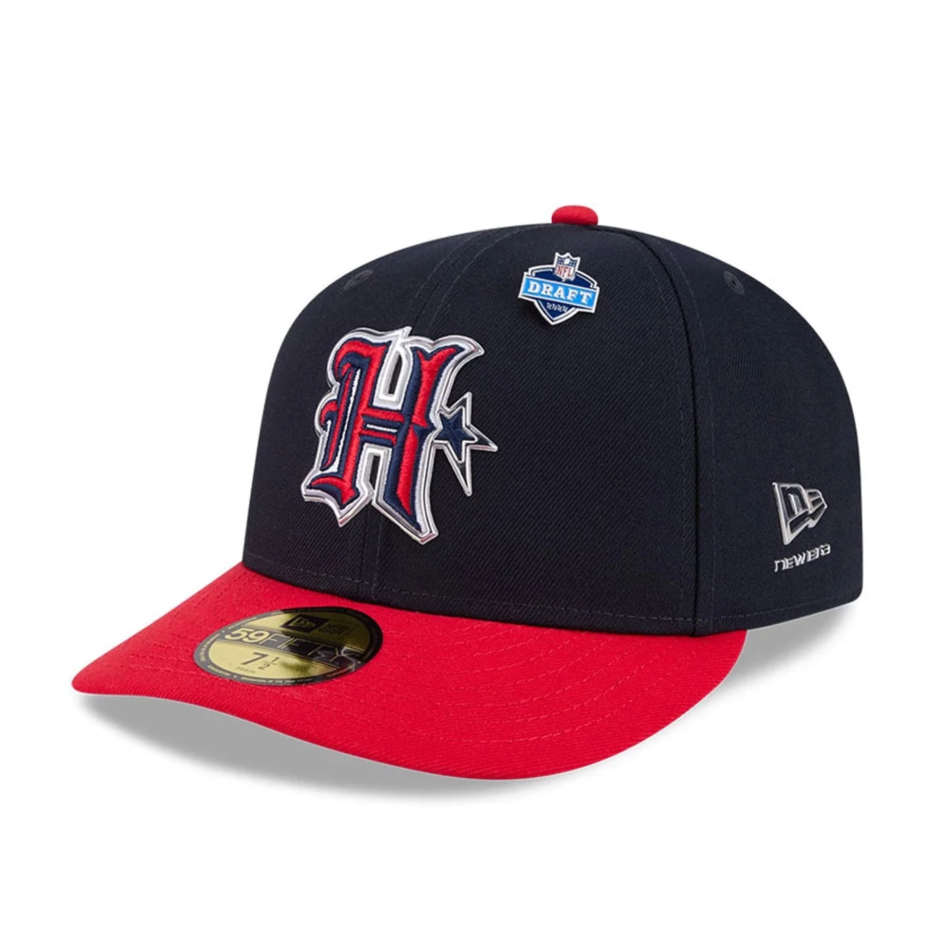 Houston Texans NFL Draft 2026 Navy 59FIFTY Fitted Cap