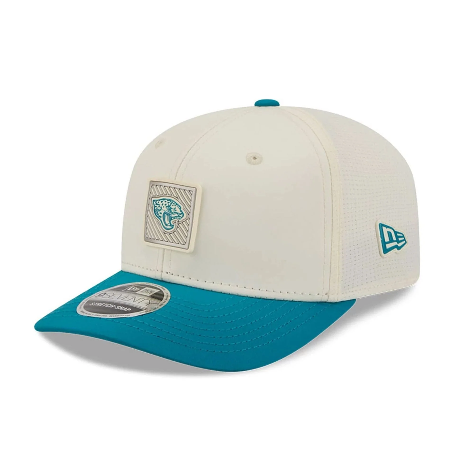 Jaguars NFL Training 2026 White 9SEVENTY Stretch Snap Adjustable Cap - Image 3