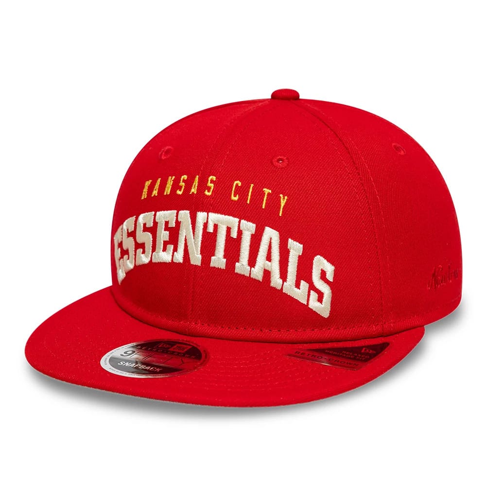 Kansas City Chiefs Fear Of God x NFL Red Retro Crown 9FIFTY Adjustable Cap
