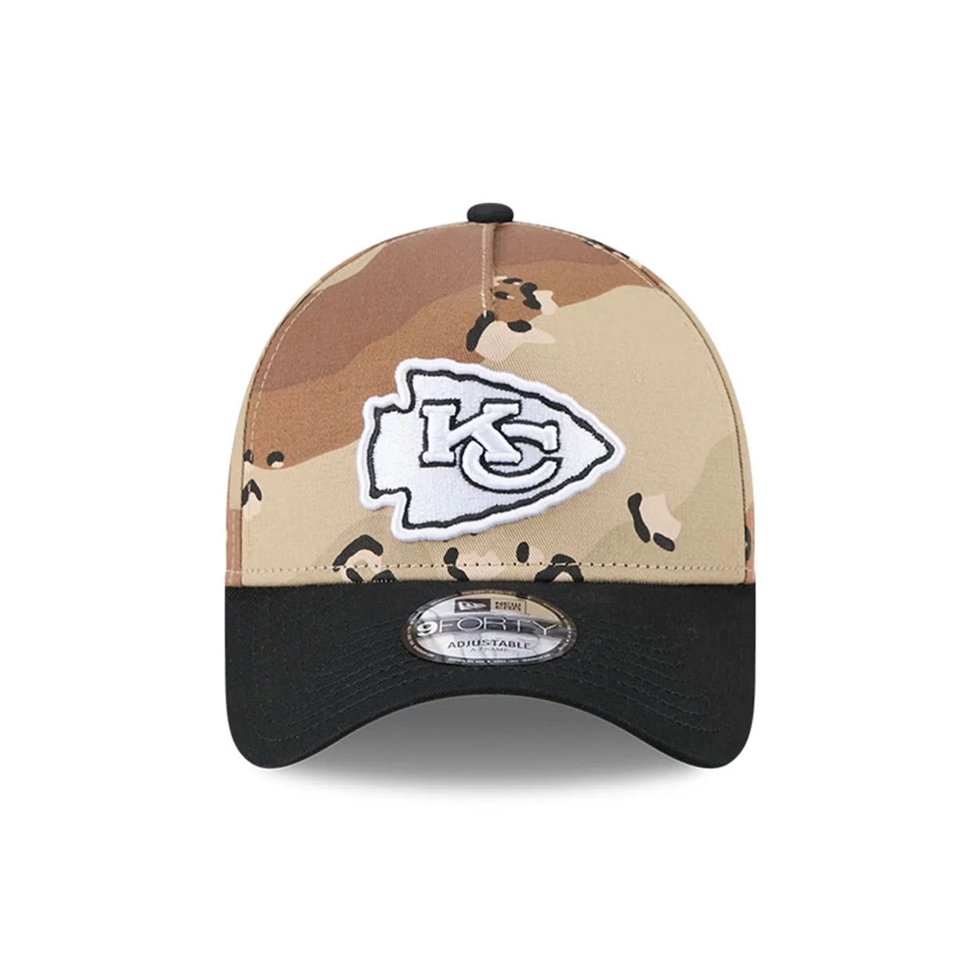 Kansas City Chiefs NFL Desert 2 Tone Beige 9FORTY A-Frame Adjustable Cap - Image 3