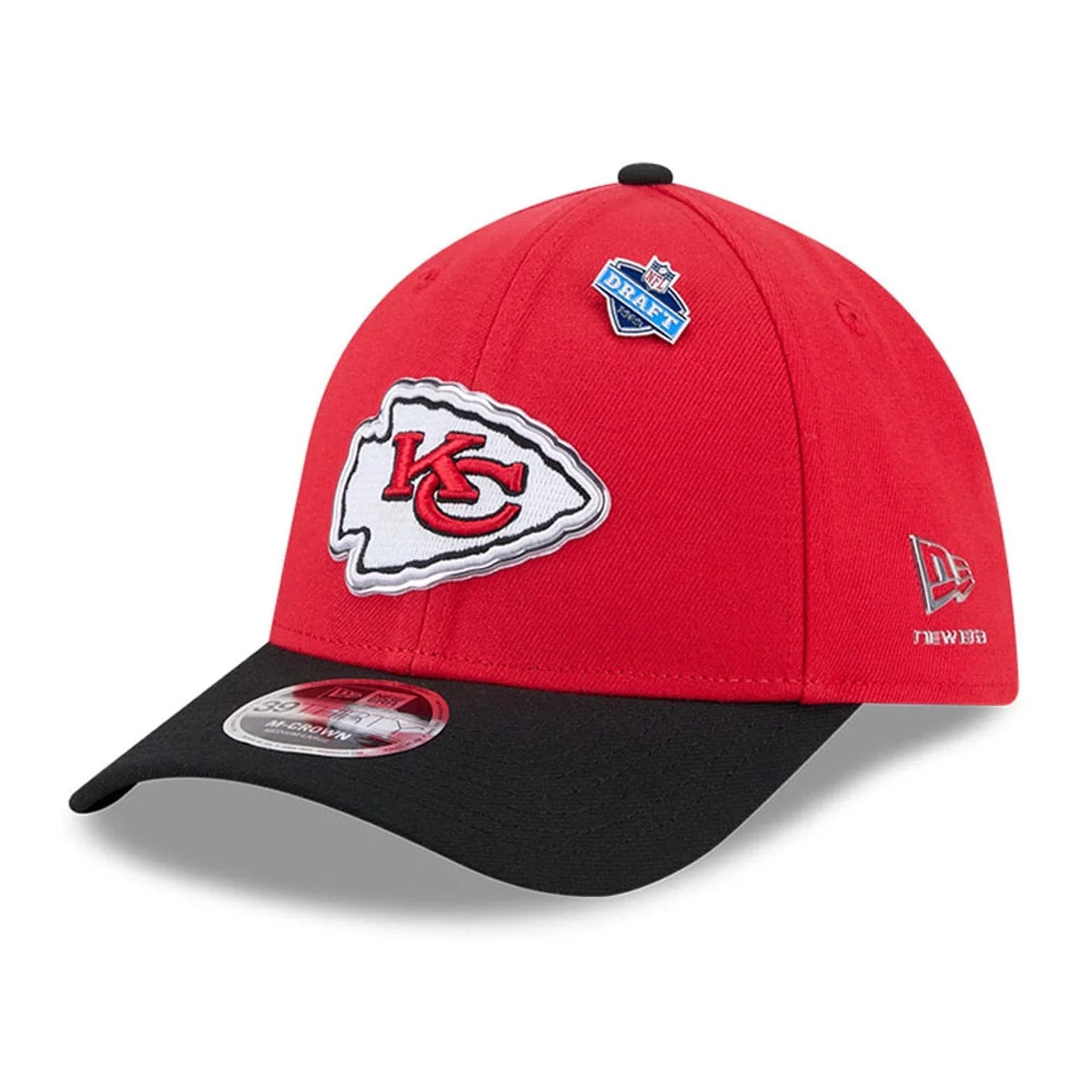Kansas City Chiefs NFL Draft 2026 Red 39THIRTY M-Crown Stretch Fit Cap