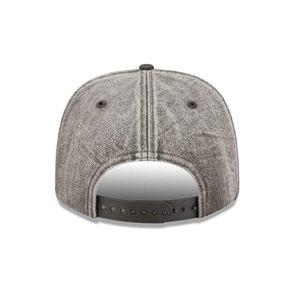 Kansas City Chiefs NFL Washed Denim Dark Grey 9SEVENTY Stretch Snap Cap - Image 6