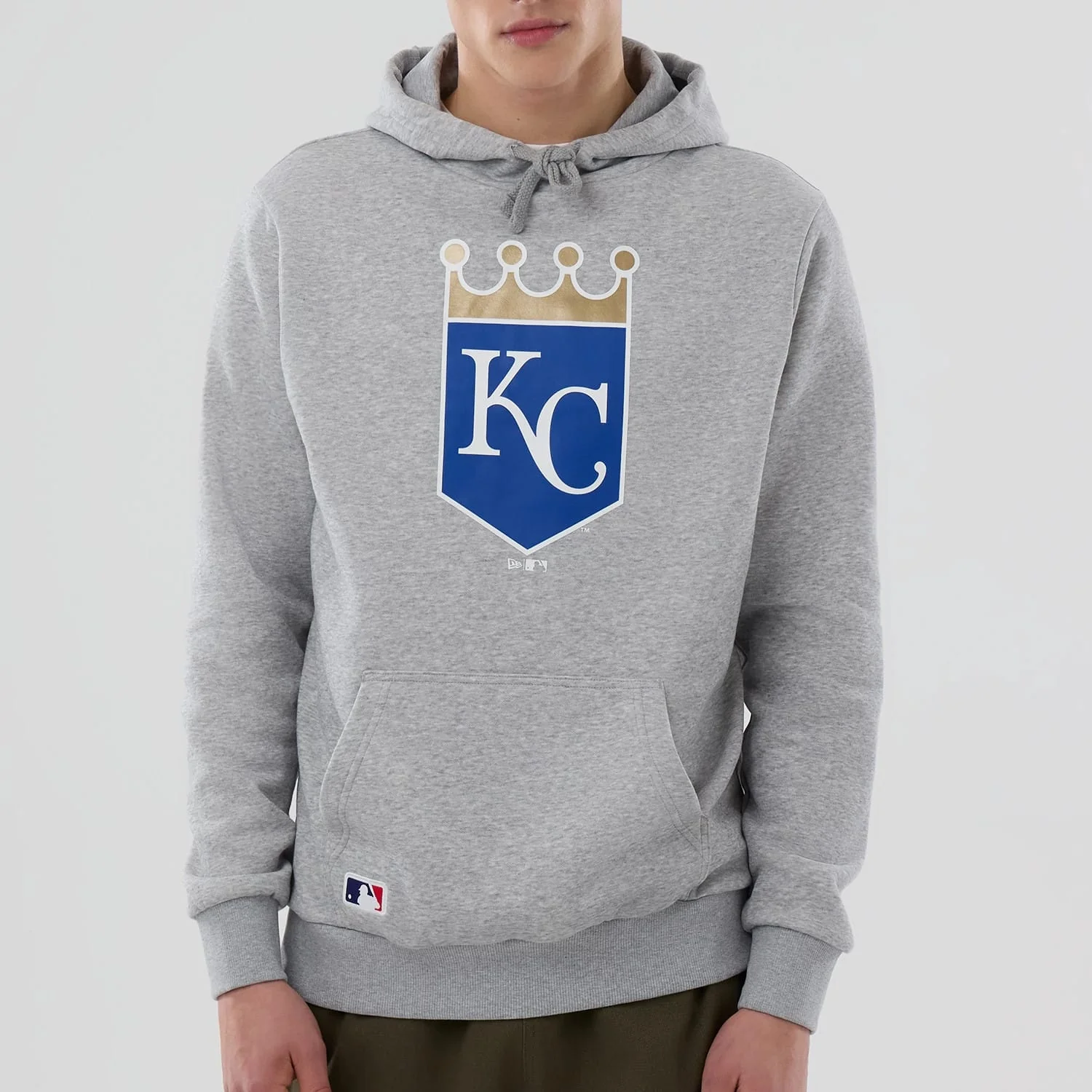 Kansas City Royals MLB Grey Pullover Hoodie - Image 3