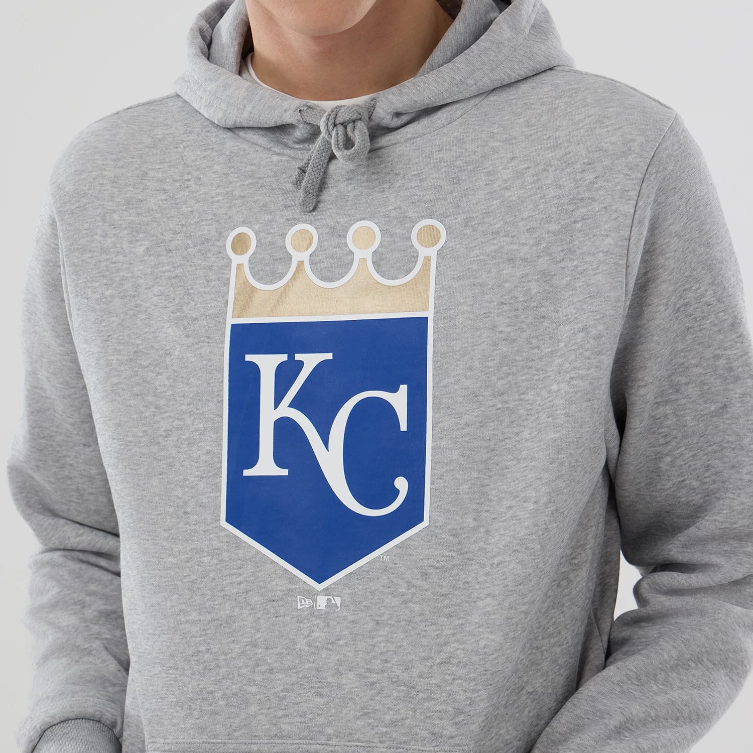 Kansas City Royals MLB Grey Pullover Hoodie - Image 4