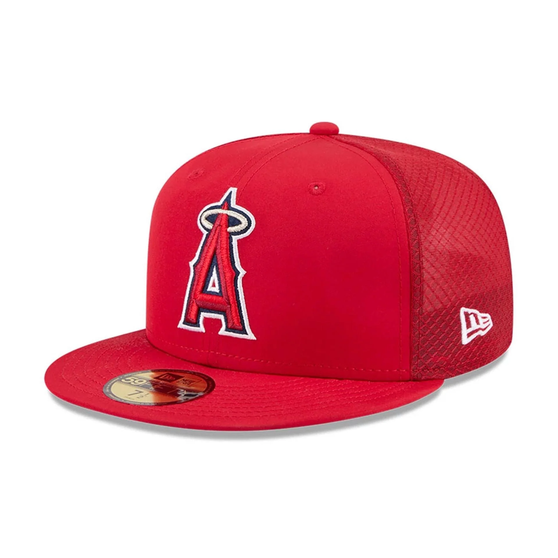 LA Angels MLB Batting Practice 2026 Red 59FIFTY Fitted Cap