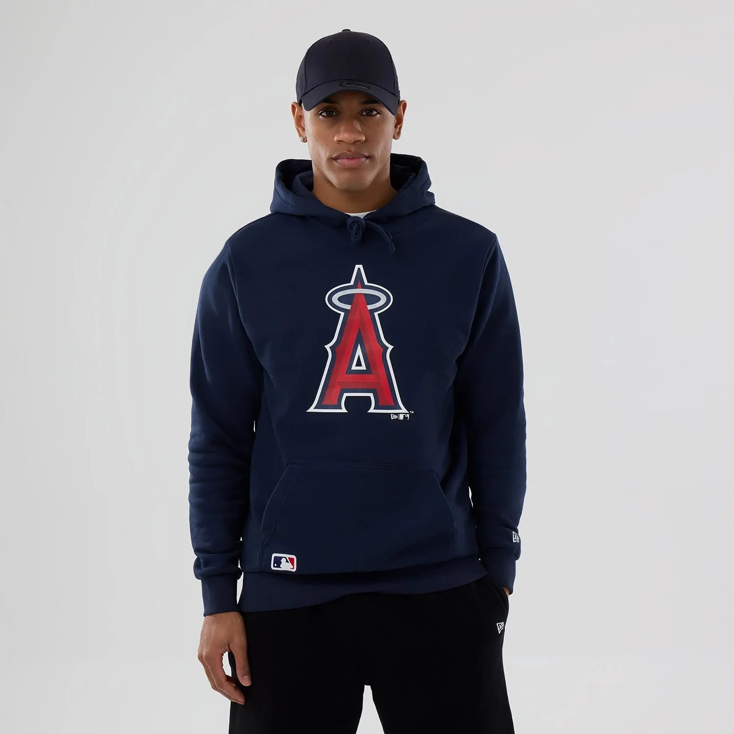 LA Angels MLB Dark Blue Pullover Hoodie