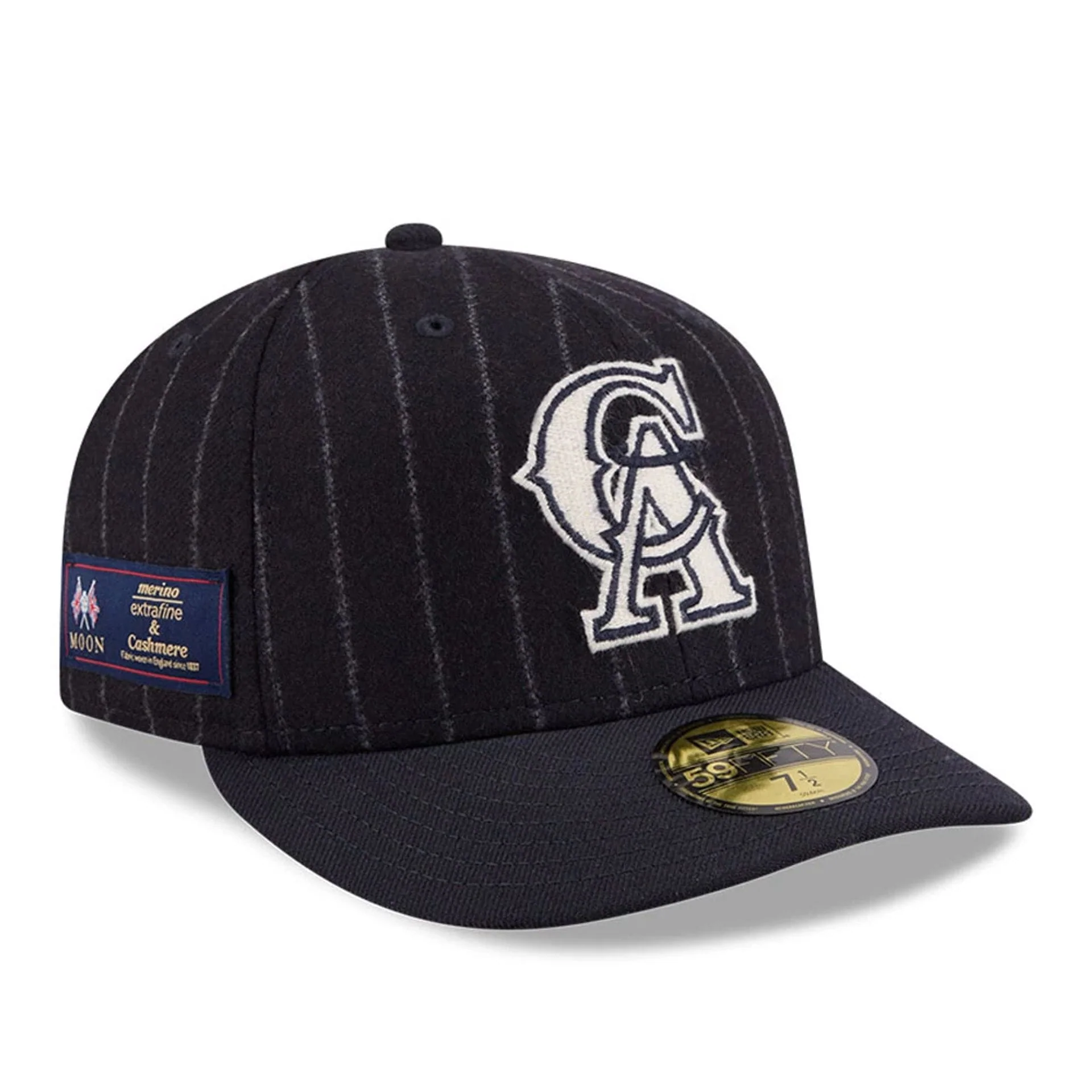 LA Angels MLB X Moon Navy 59FIFTY Fitted Cap