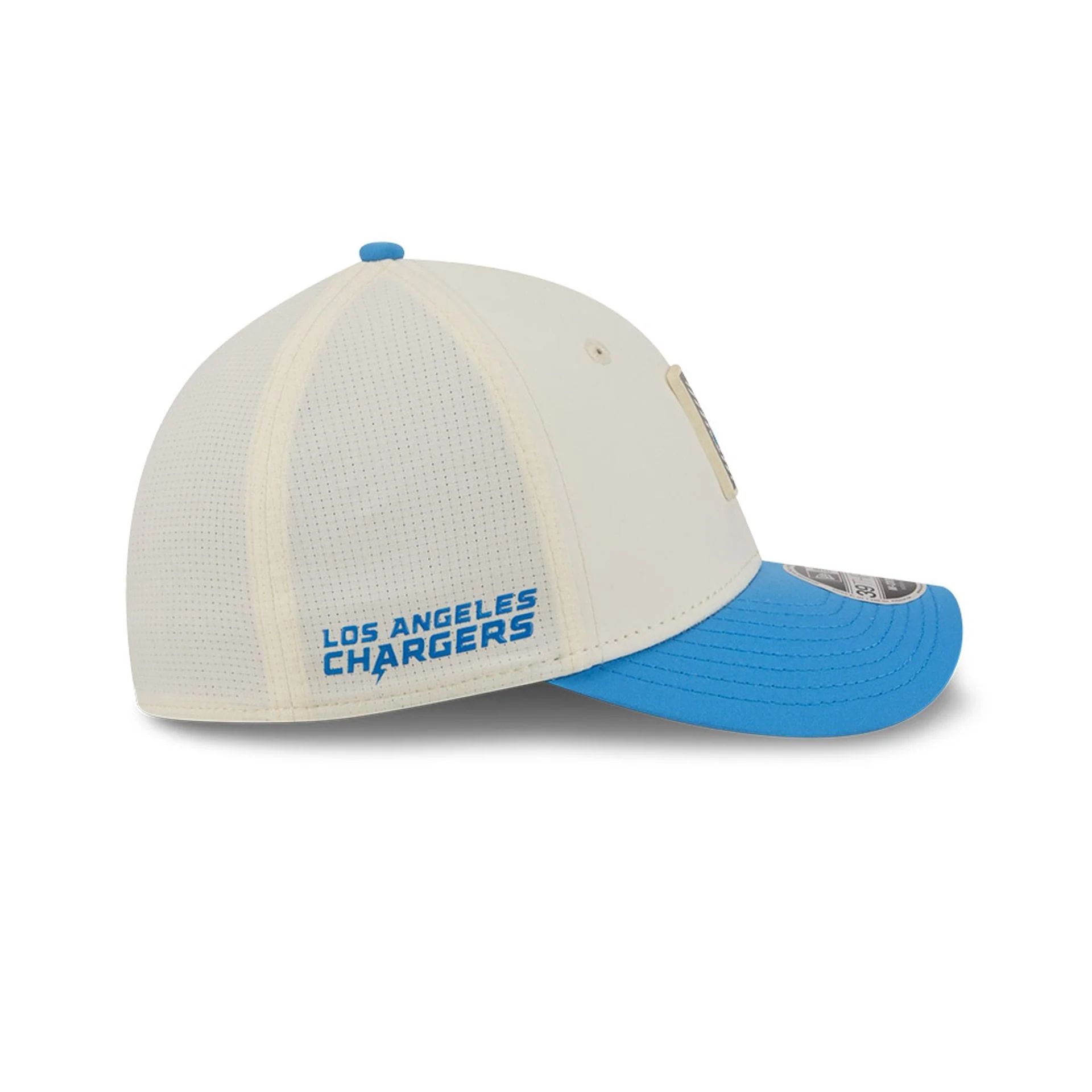 LA Chargers NFL Training 2026 White 39THIRTY M-Crown Stretch Fit Cap - Image 4