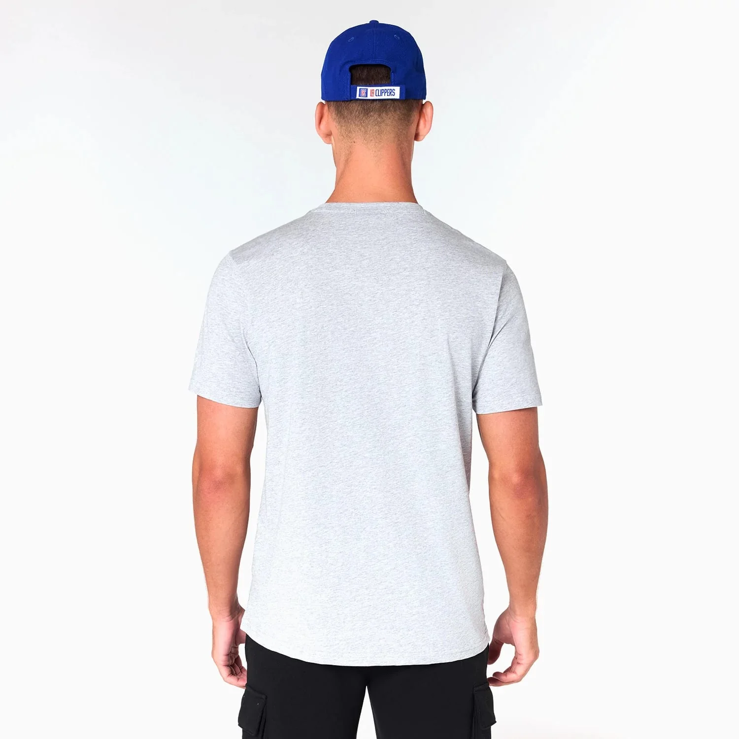 LA Clippers NBA Grey T-Shirt - Image 7