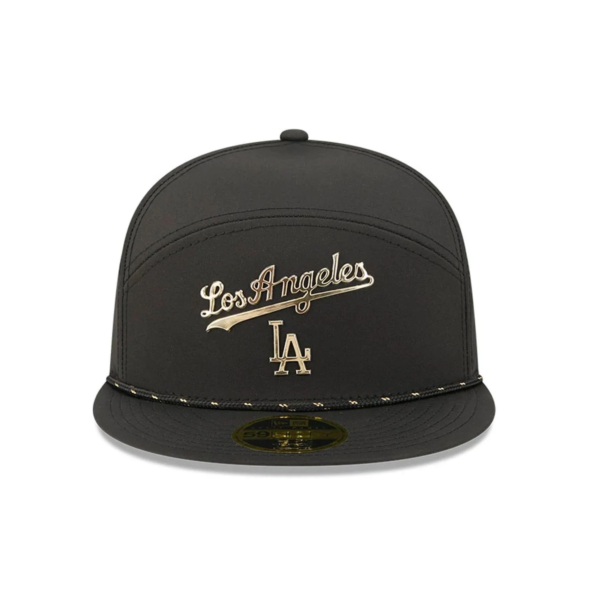 LA Dodgers MLB 59FIFTY Day Black Split Panel 59FIFTY Fitted Cap - Image 3