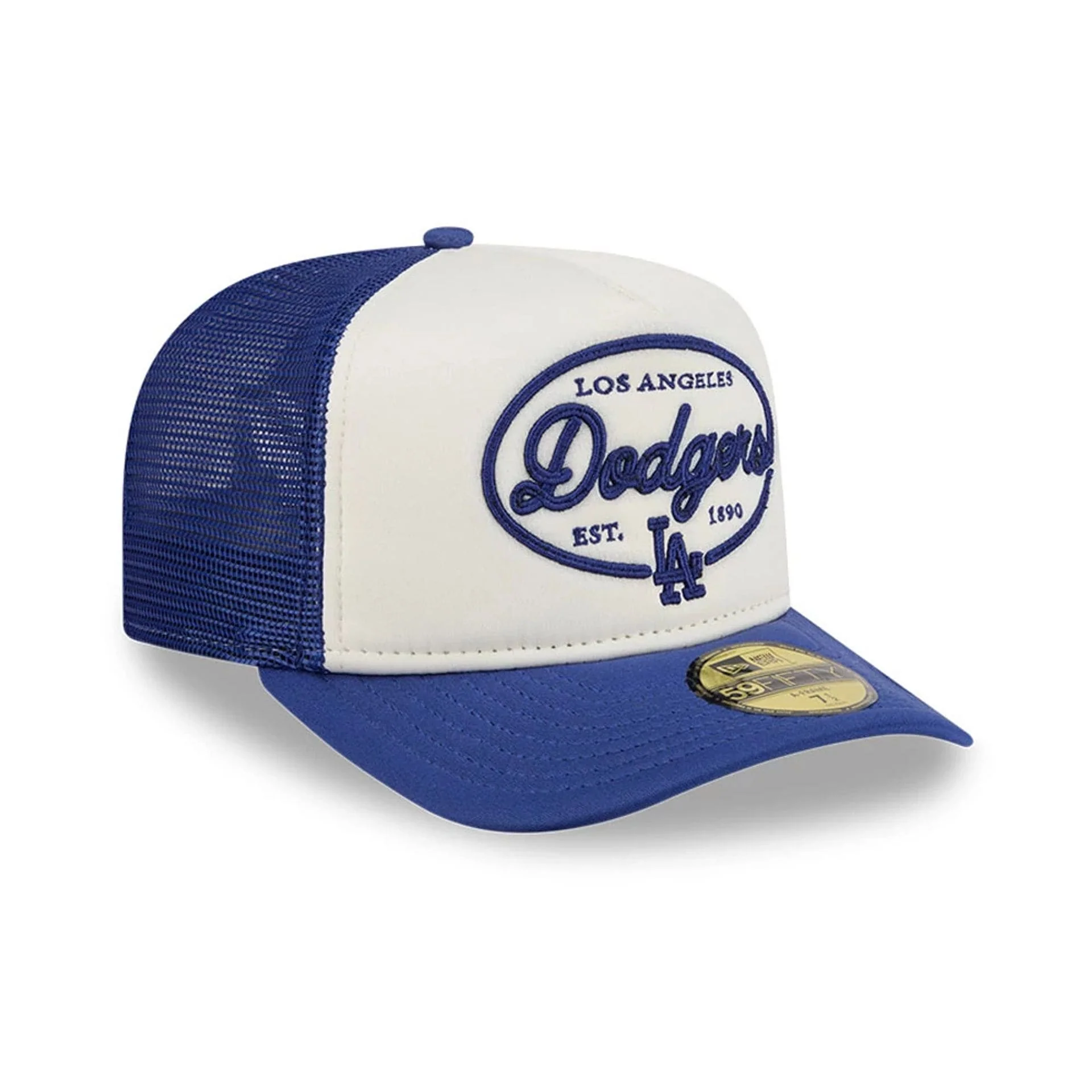 LA Dodgers MLB 59FIFTY Day Dark Blue 59FIFTY A-Frame Fitted Cap - Image 4