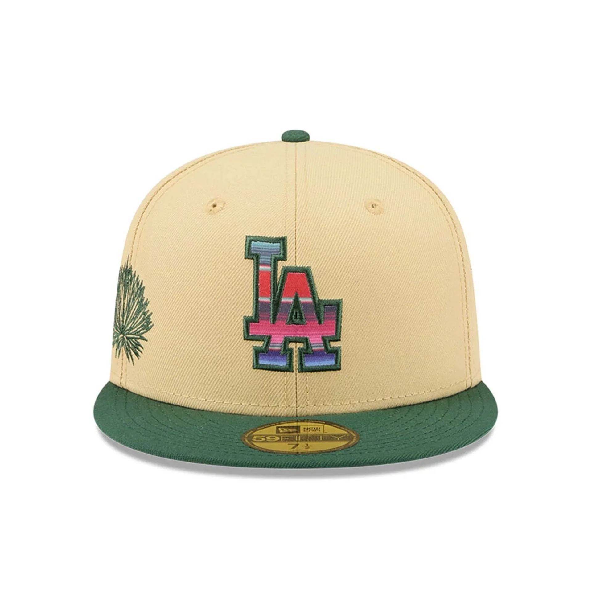 LA Dodgers MLB Agave 2Tone Light Beige 59FIFTY Fitted Cap - Image 3