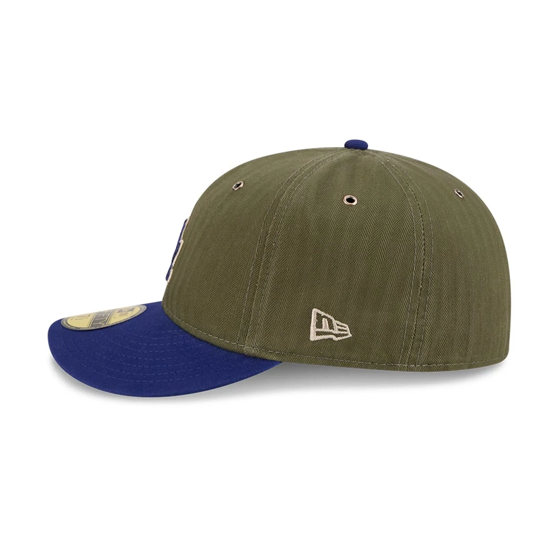 LA Dodgers MLB American Herringbone Green 59FIFTY Fitted Cap - Image 6